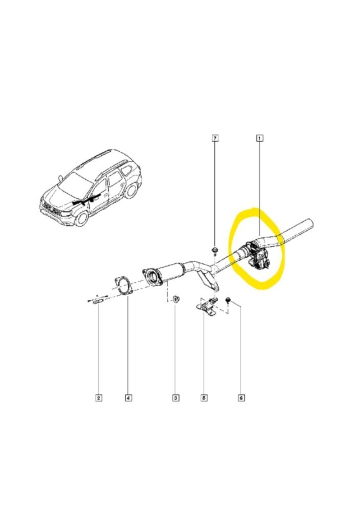 İnceler 200105522r Duster Xjd Eksoz Klapesı Egsoz Klape