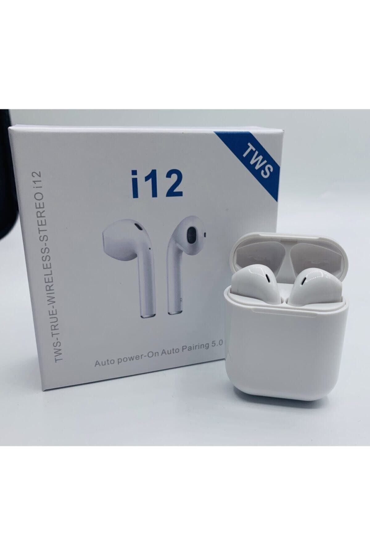 Tws Beyaz Bluetooth Kulaklık I12