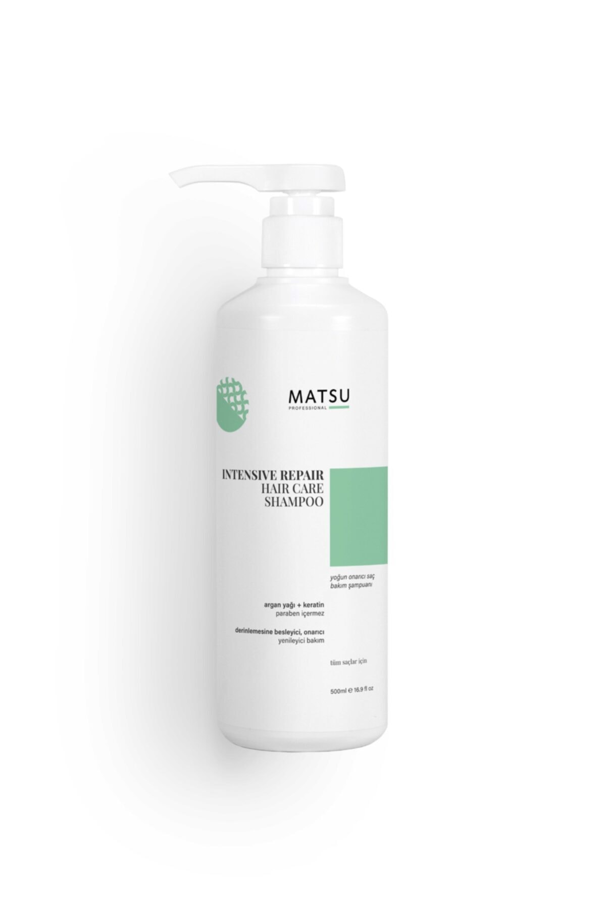 MATSU Intensive Hair Care Shampoo Boyalı Saçlar Için Yoğun Bakım Şampuanı 500ml