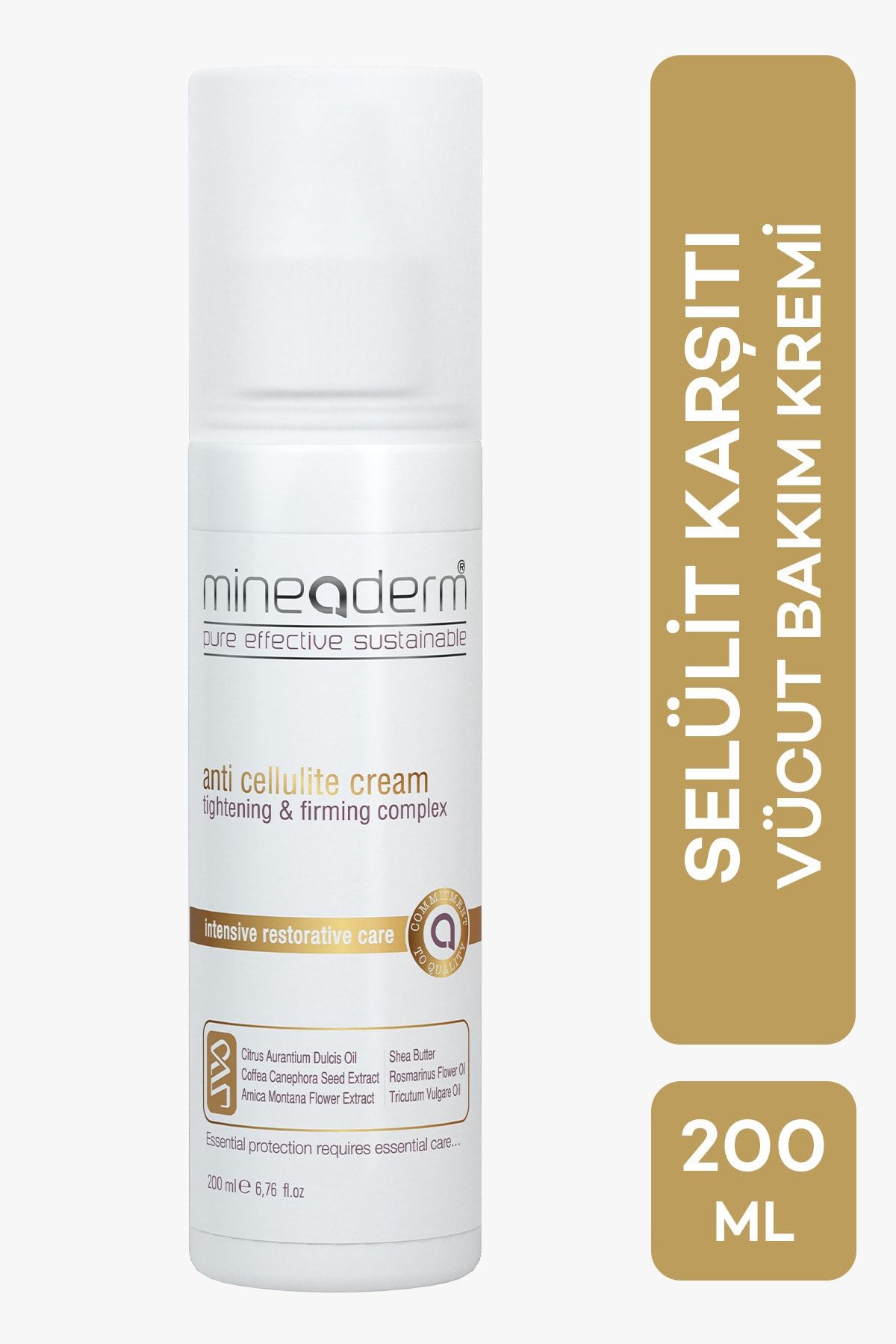 mineaderm Selülit Karşıtı Ve Sıkılaştırıcı Bakım Kremi 200 ml 8680525351034
