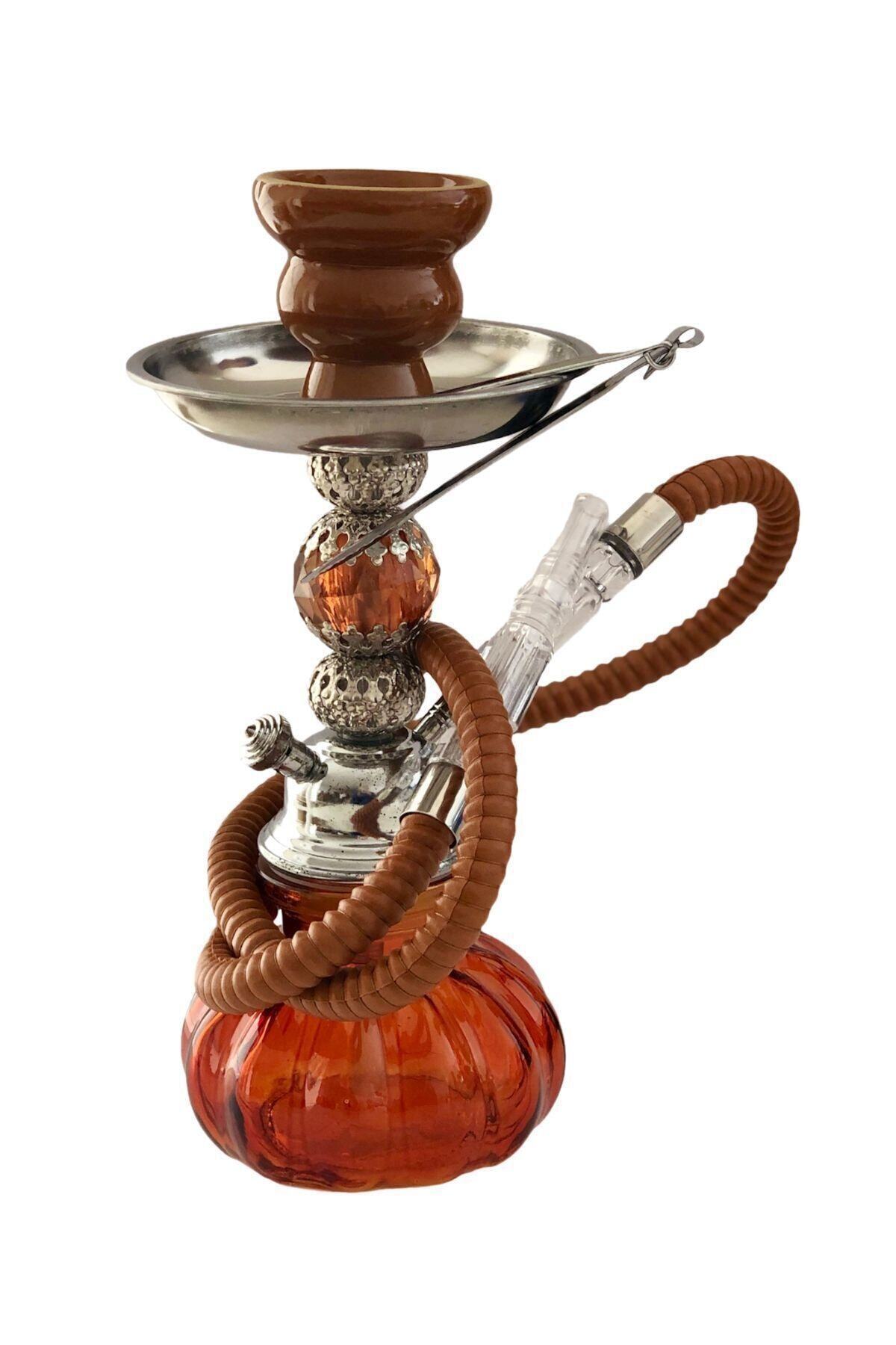 f3 Market Kahverengi Küçük Boy Nargile Takımı