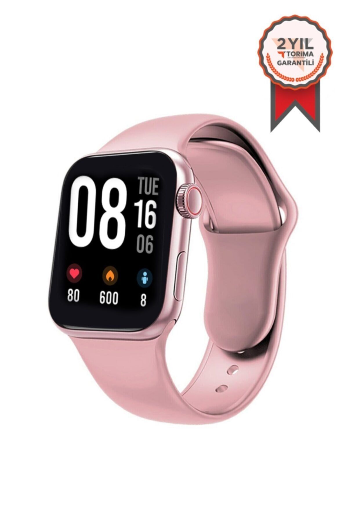 Torima Hw16 Pembe Akıllı Saat Türkçe Menü 1.72 Ekran