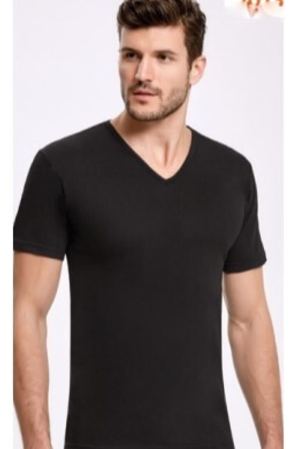 İlke Erkek V Yaka Kısa Kollu 2 Li Paket Atlet