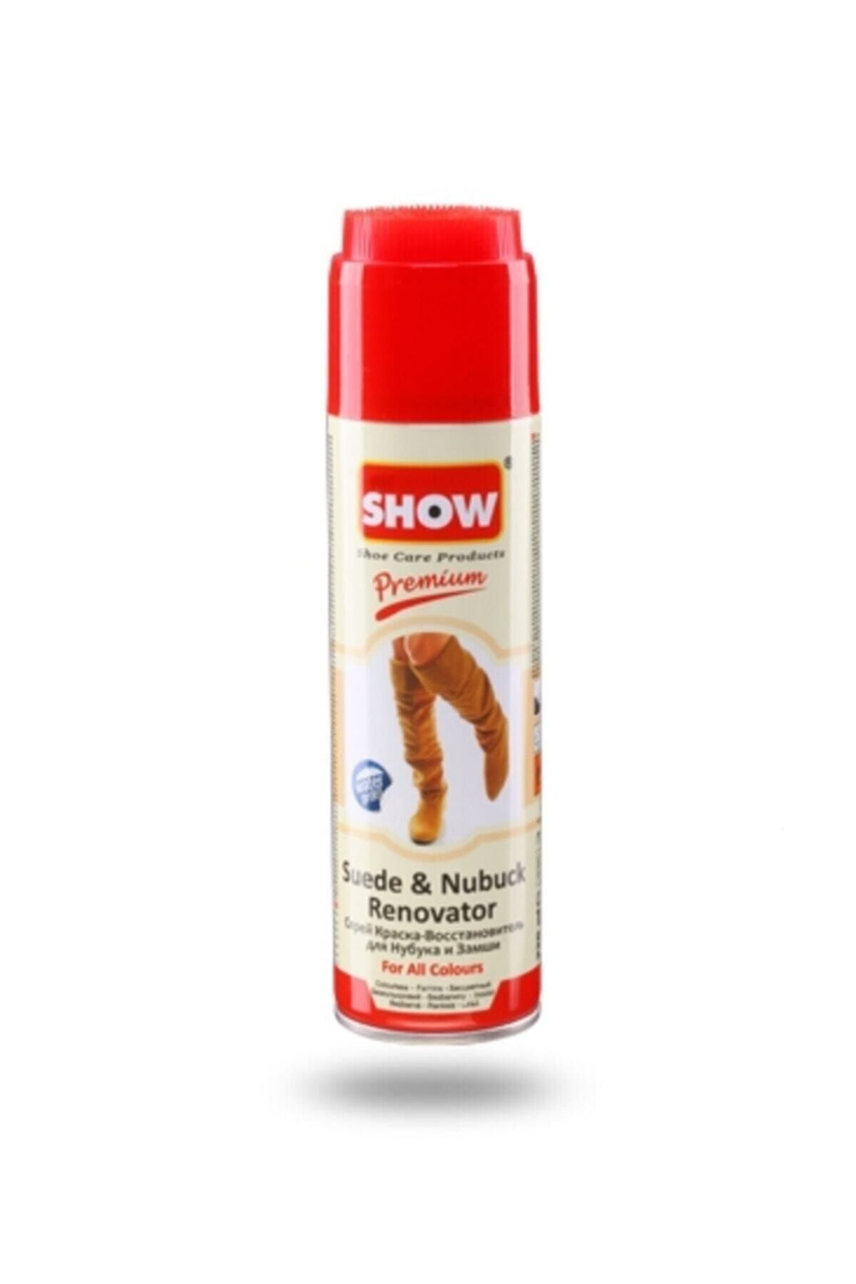 SHOW Renksiz Renk Koyulaştırıcı Fırça Kapaklı Süet Nubuk Renk Yenileyici Sprey 250ml