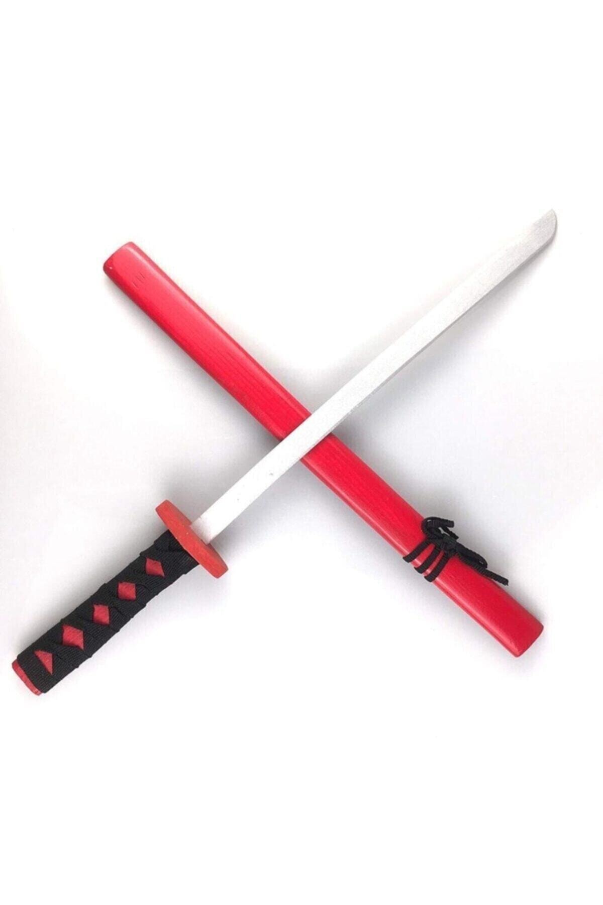 Bite Nose Ahşap Samuray Kılıcı Dekoratif Ninja Katana Duvar Süsü Oyuncak