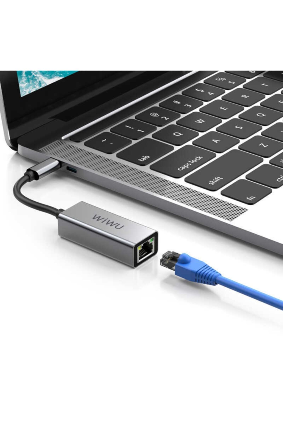 WIWU Macbook 15.4 Inç Pro Retina Uyumlu Ethernet Çıkışlı Type-c Çoklayıcı