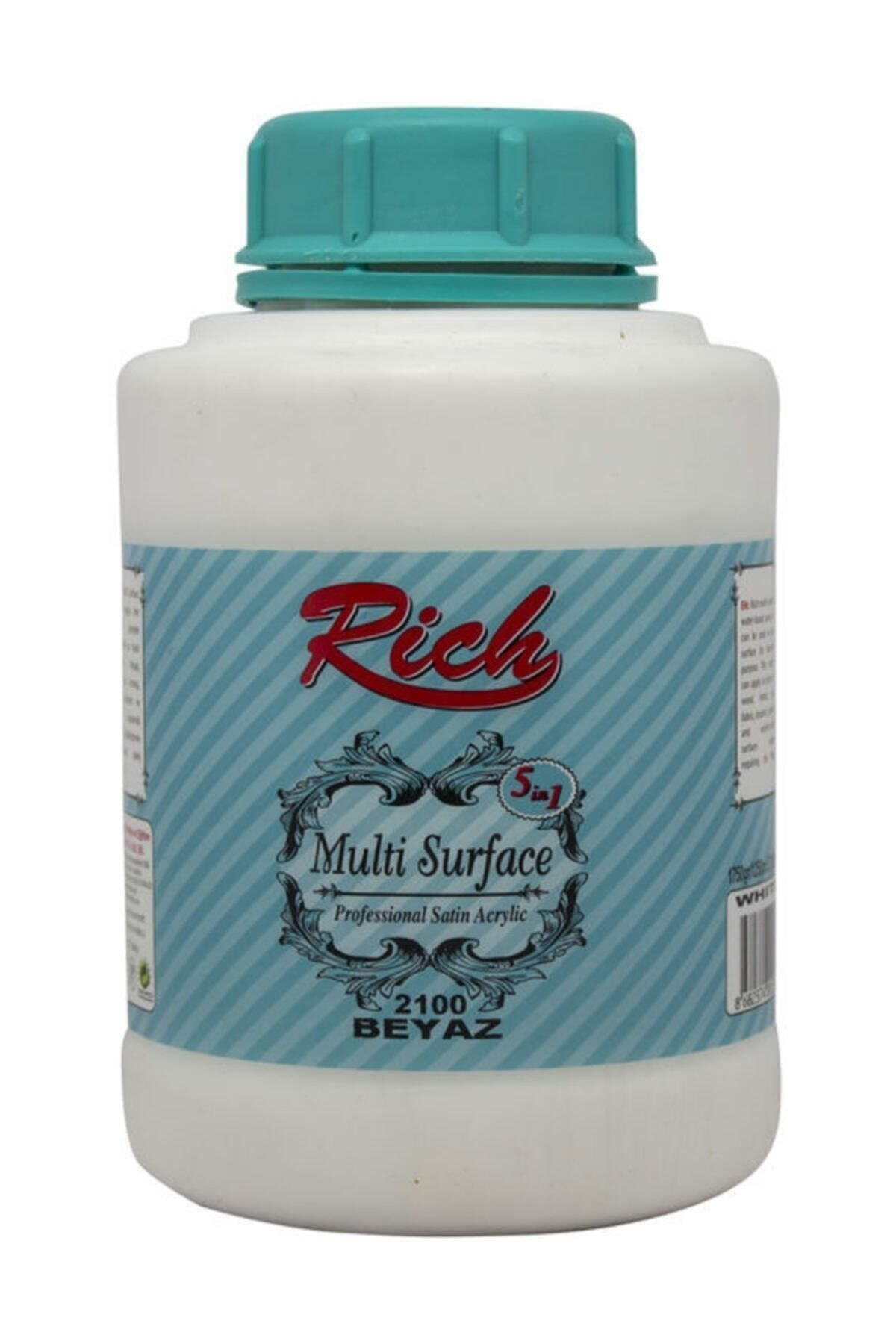 Rich Multi Surface Her Yüzey Için Akrilik Boya 1750 gr. 2100 Beyaz