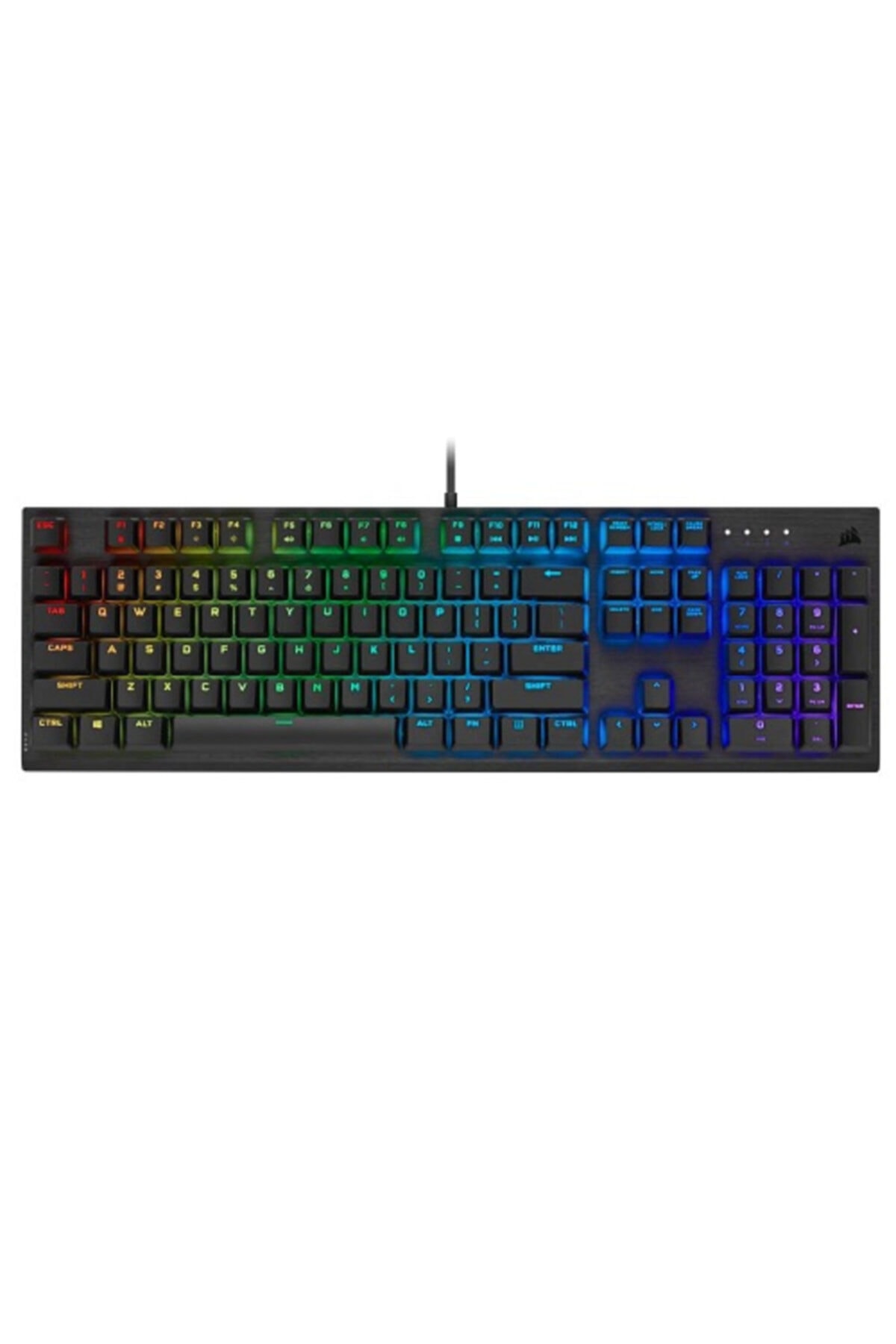 Corsair Corsaır Ch-910d019-tr K60 Rgb Cherry Vıola Klavye Uyumlu