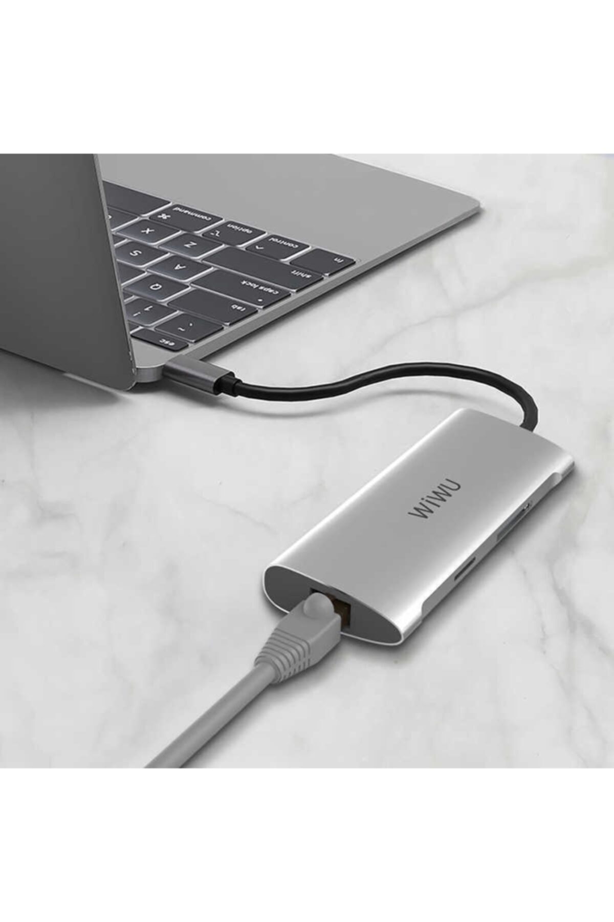 DvDBilişim Macbook 12 Inç Retina Uyumlu 6 In 1 Type-c Çoklayıcı