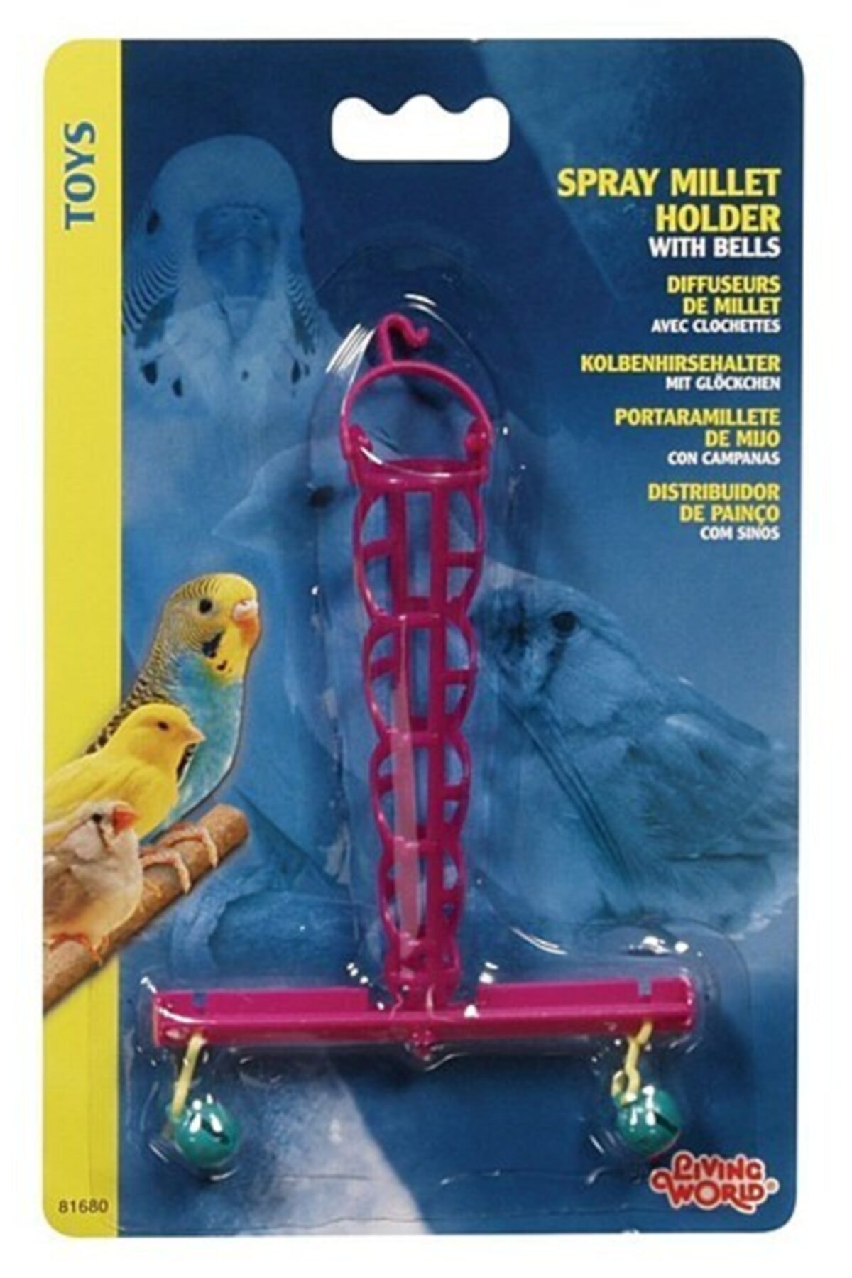 Living World Plastik Kuş Darı Askılı Salıncak