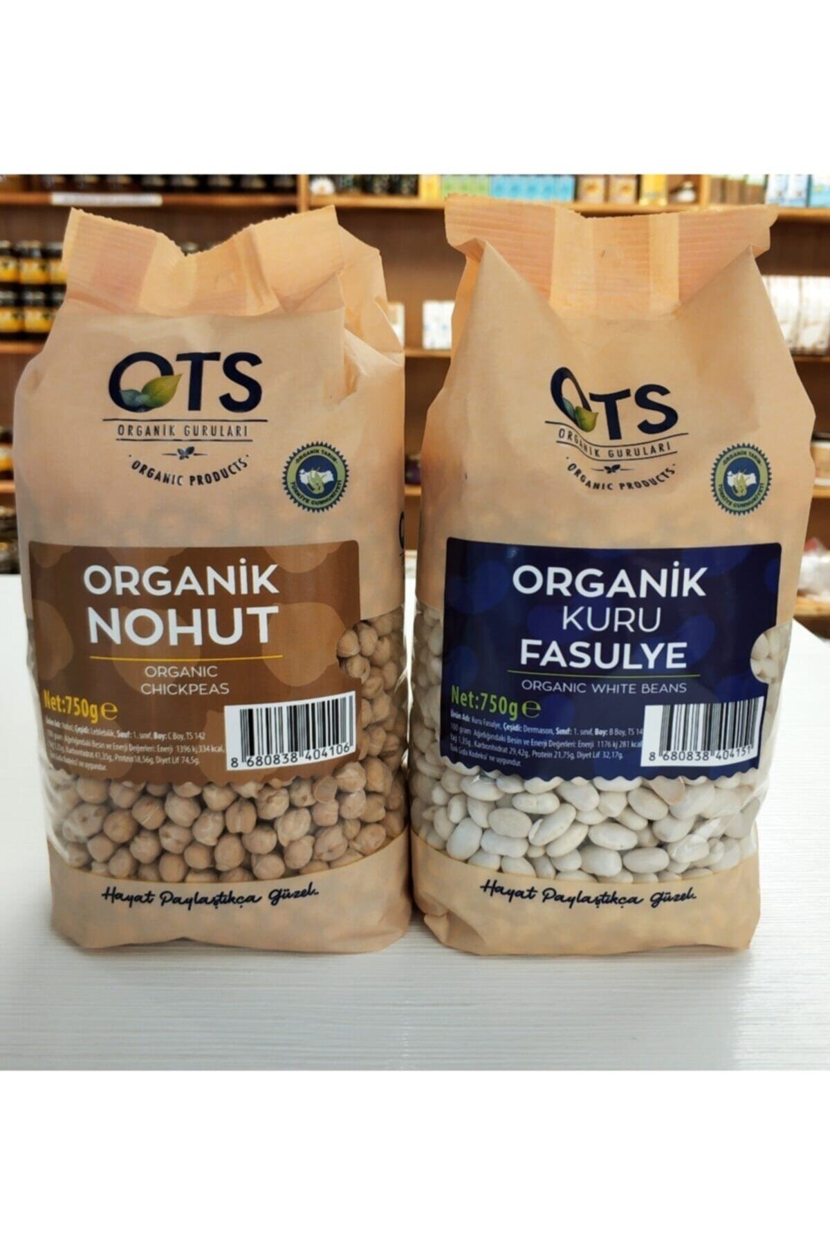 OTS Organik Nohut ve Organik Kuru Fasulye 750gr