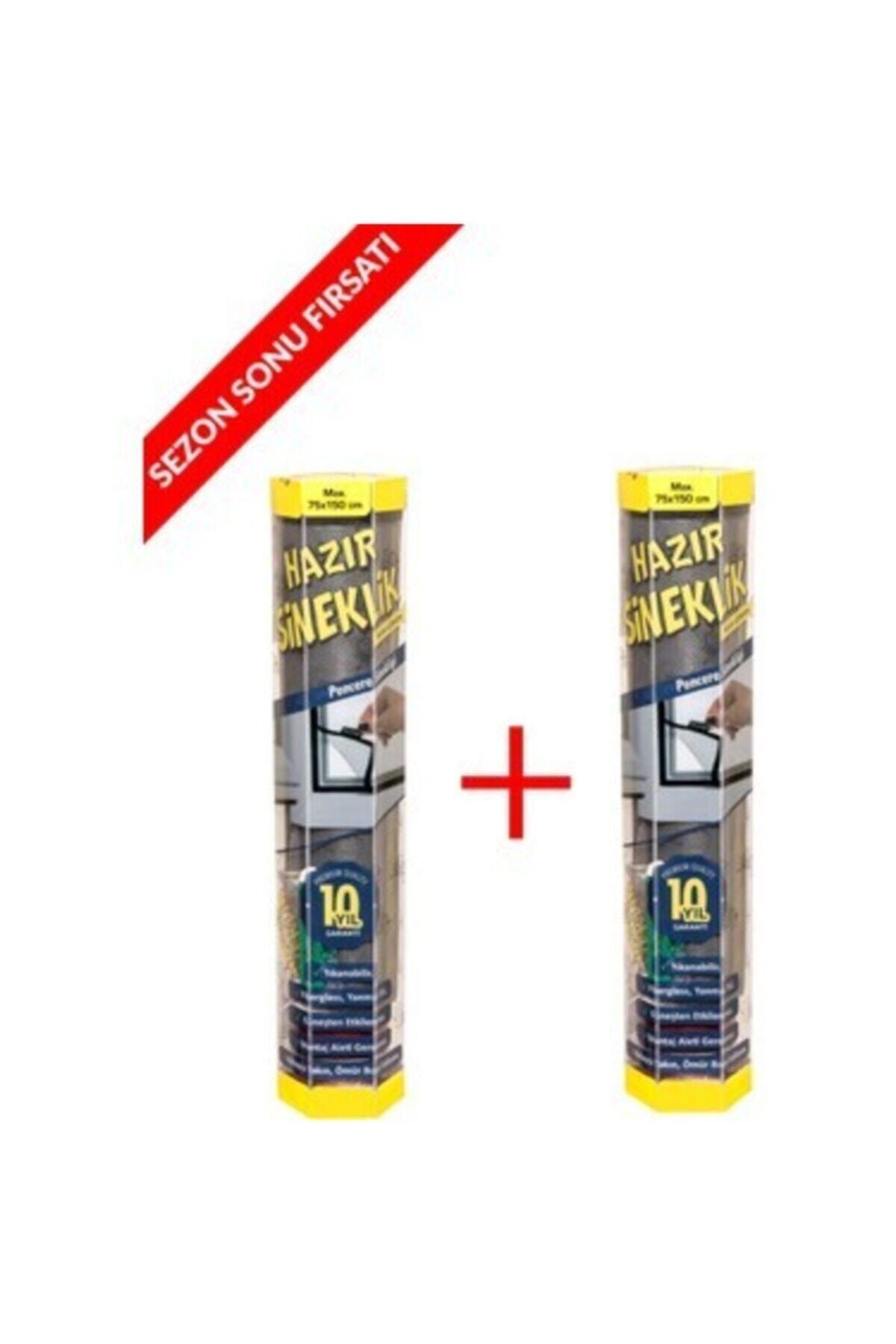 akın hırdavat 2'li Hazır Sineklik 75 X 150 Cm Cırtcırtlı Sök-tak ( Pencere Için )