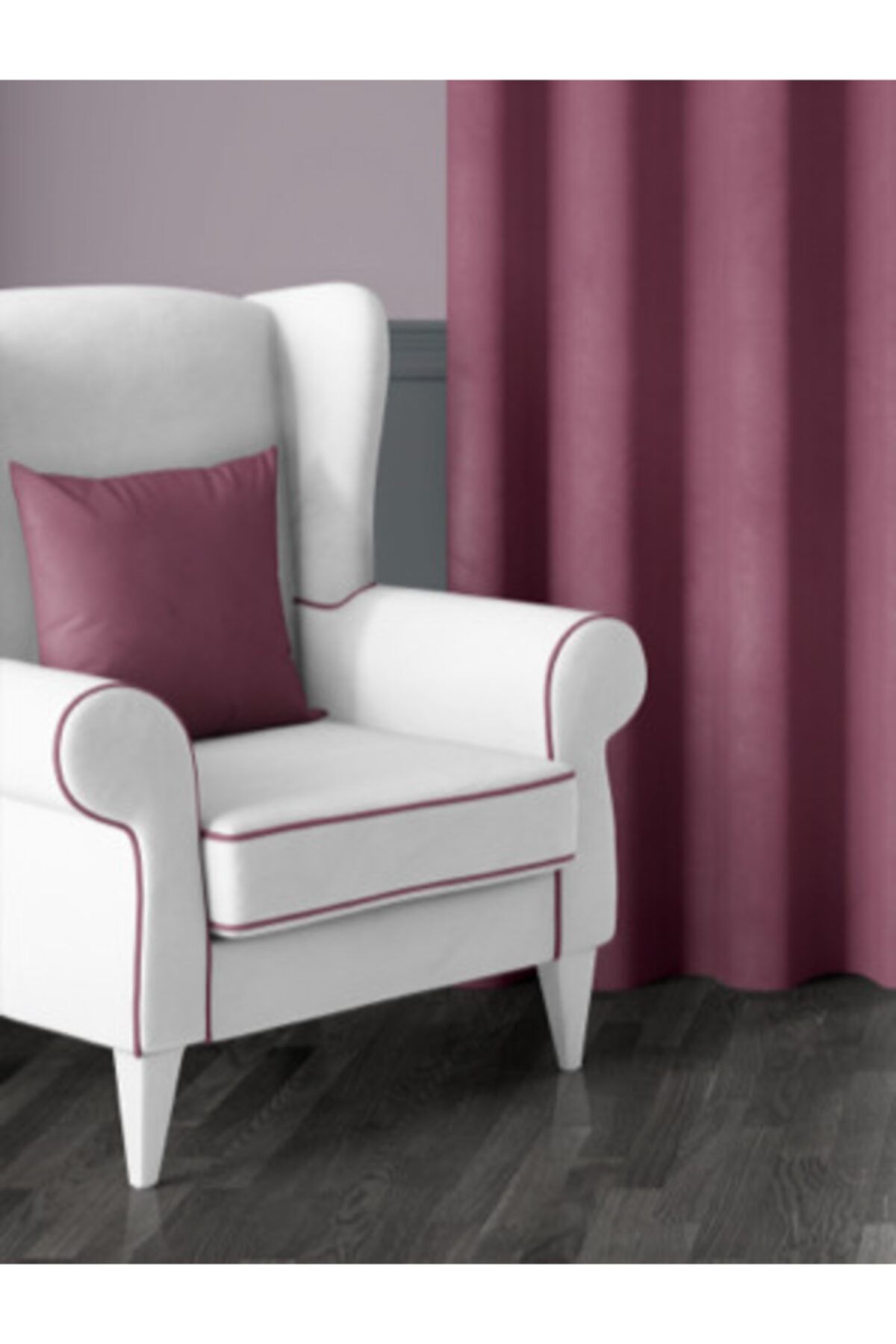 Demor Home Soft Series Lavanta Pembesi Kırlent, Yastık Kılıfı