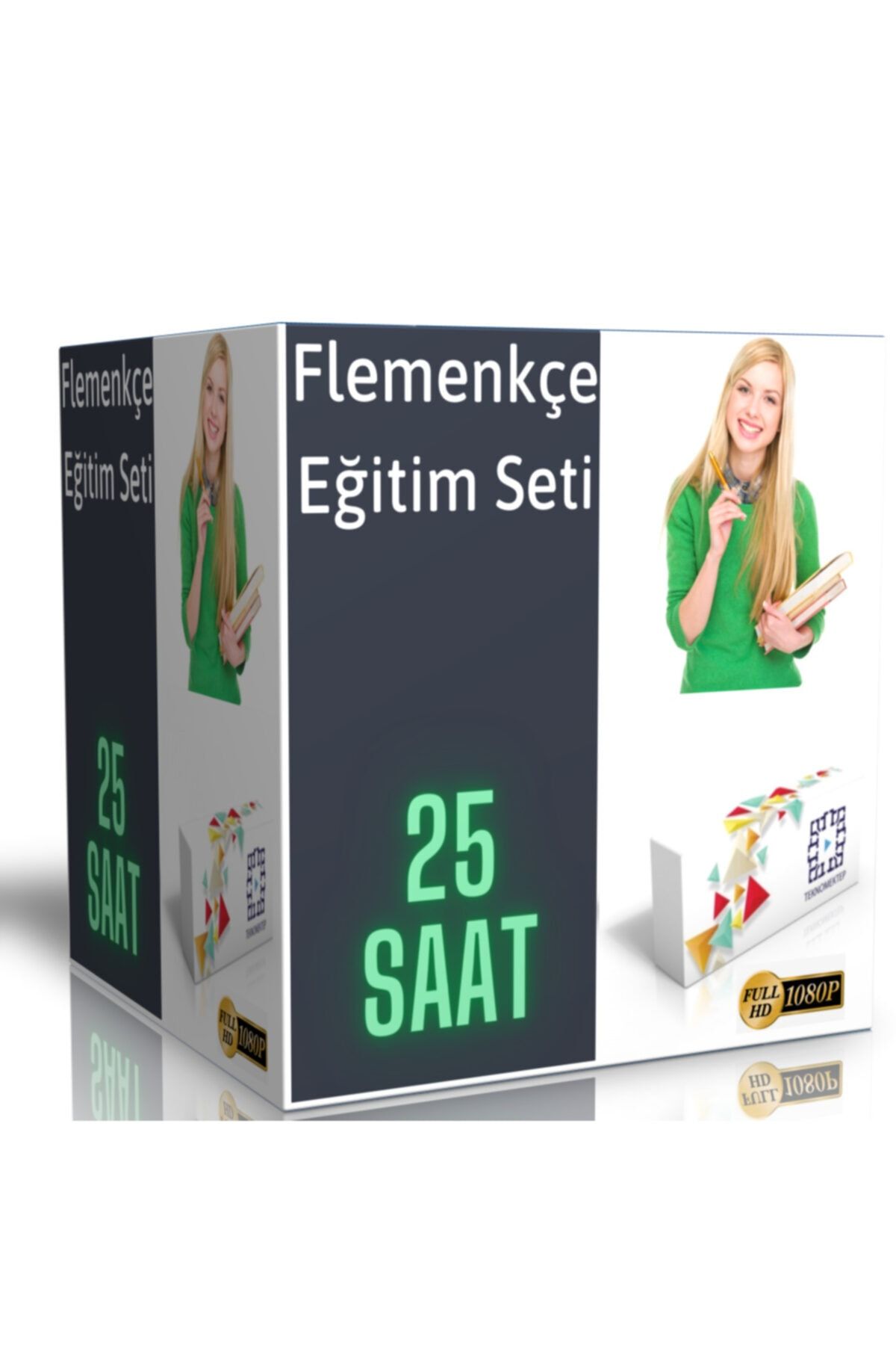 Enine Boyuna Eğitim Flemenkçe Görüntülü Eğitim Seti