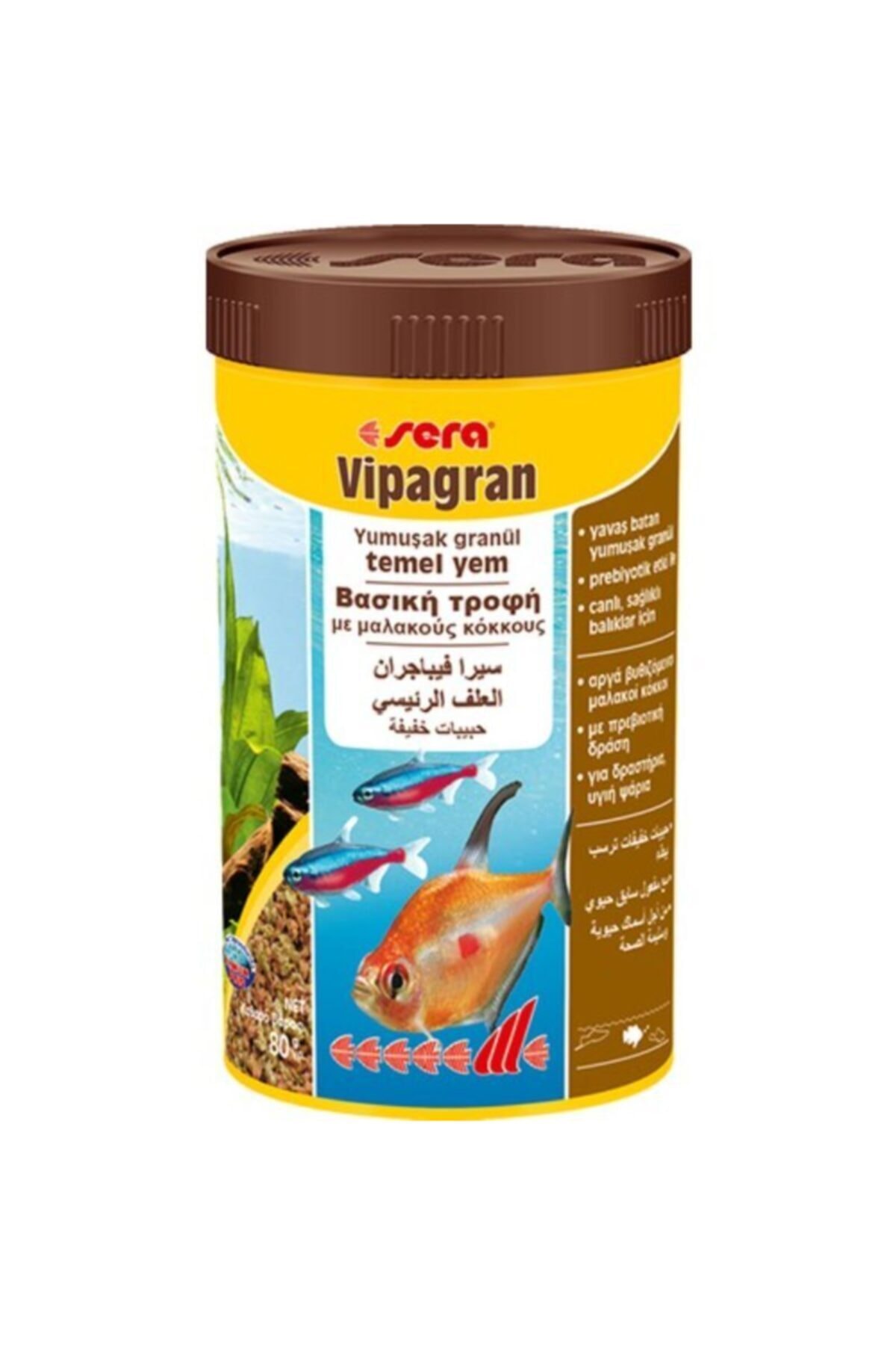 SERA Vipagran Balık Granül Yem 250 Ml / 75 Gr