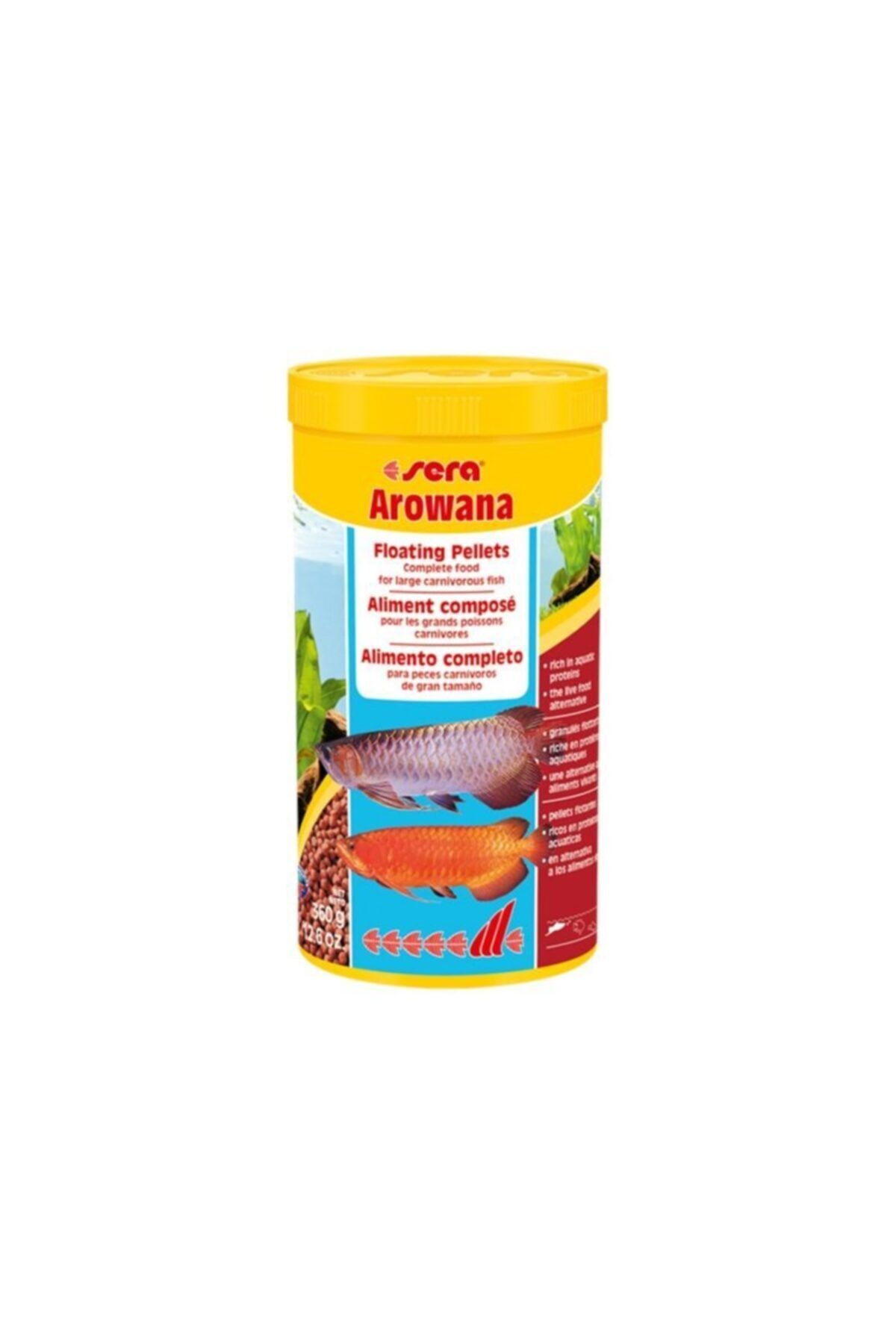 SERA Arowana Balık Yemi 1000 Ml 360 Gr