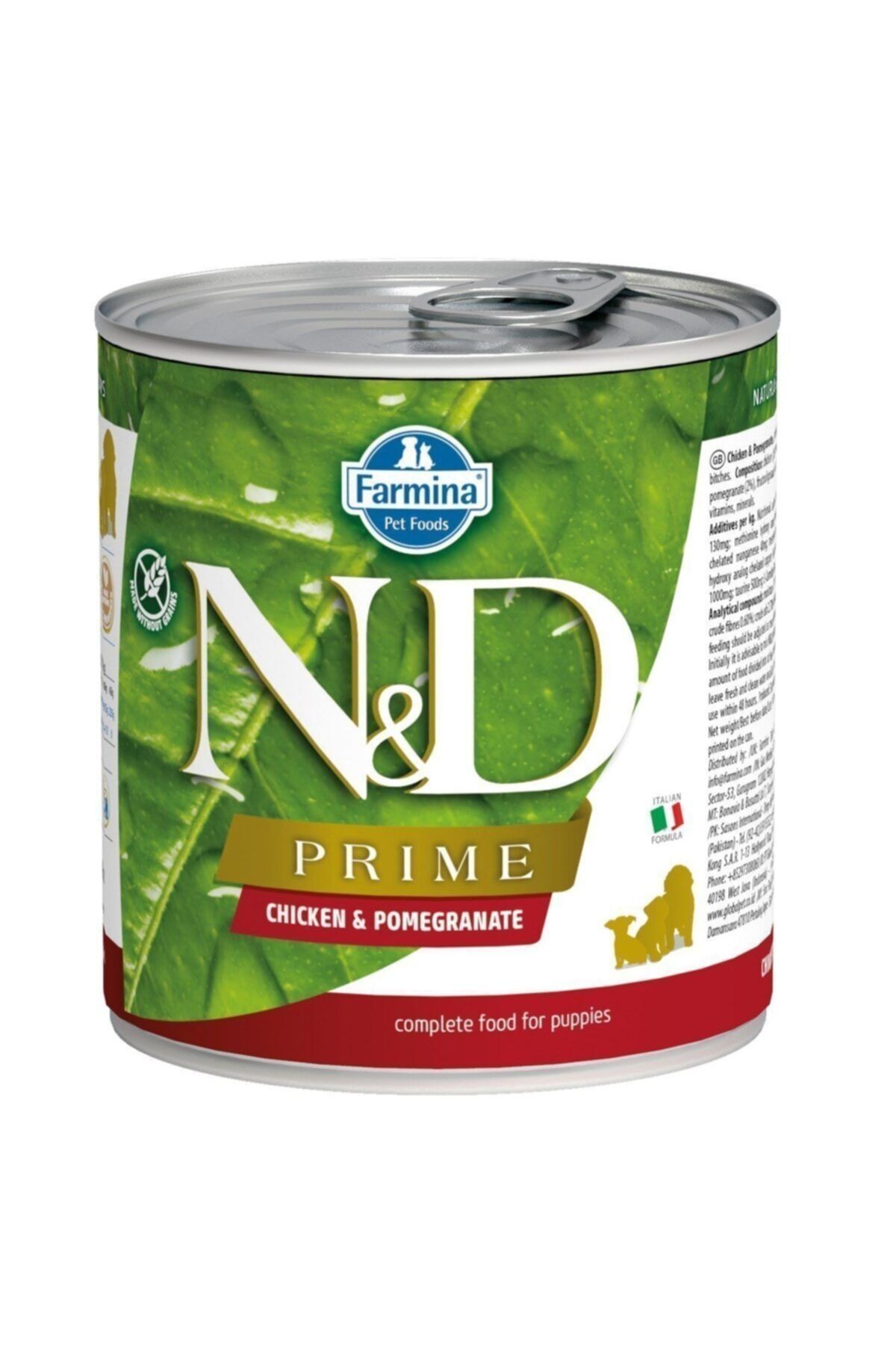 N&D Nd Prime Tahılsız Tavuklu Ve Narlı Yavru Köpek Konservesi 285 Gr