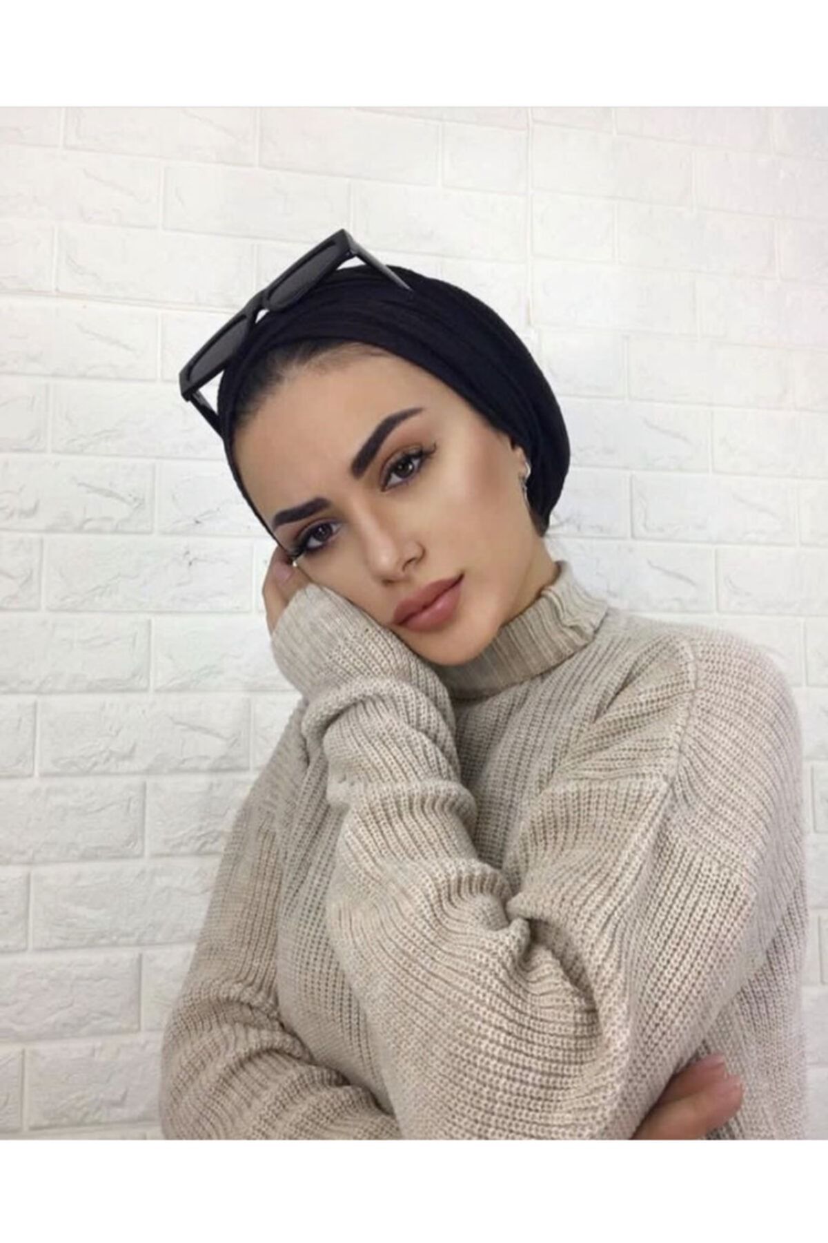 MOON BOUTİQUE Balıkçı Yaka Triko Tunik