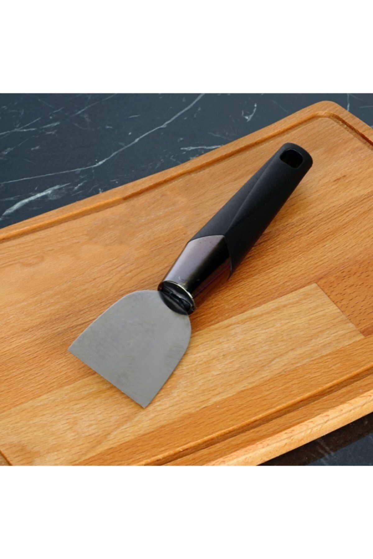 Farilya Concept Black Siyah Saplı Börek Dilimleyici Spatula 5 Cm, Küçük Kazıyıcı