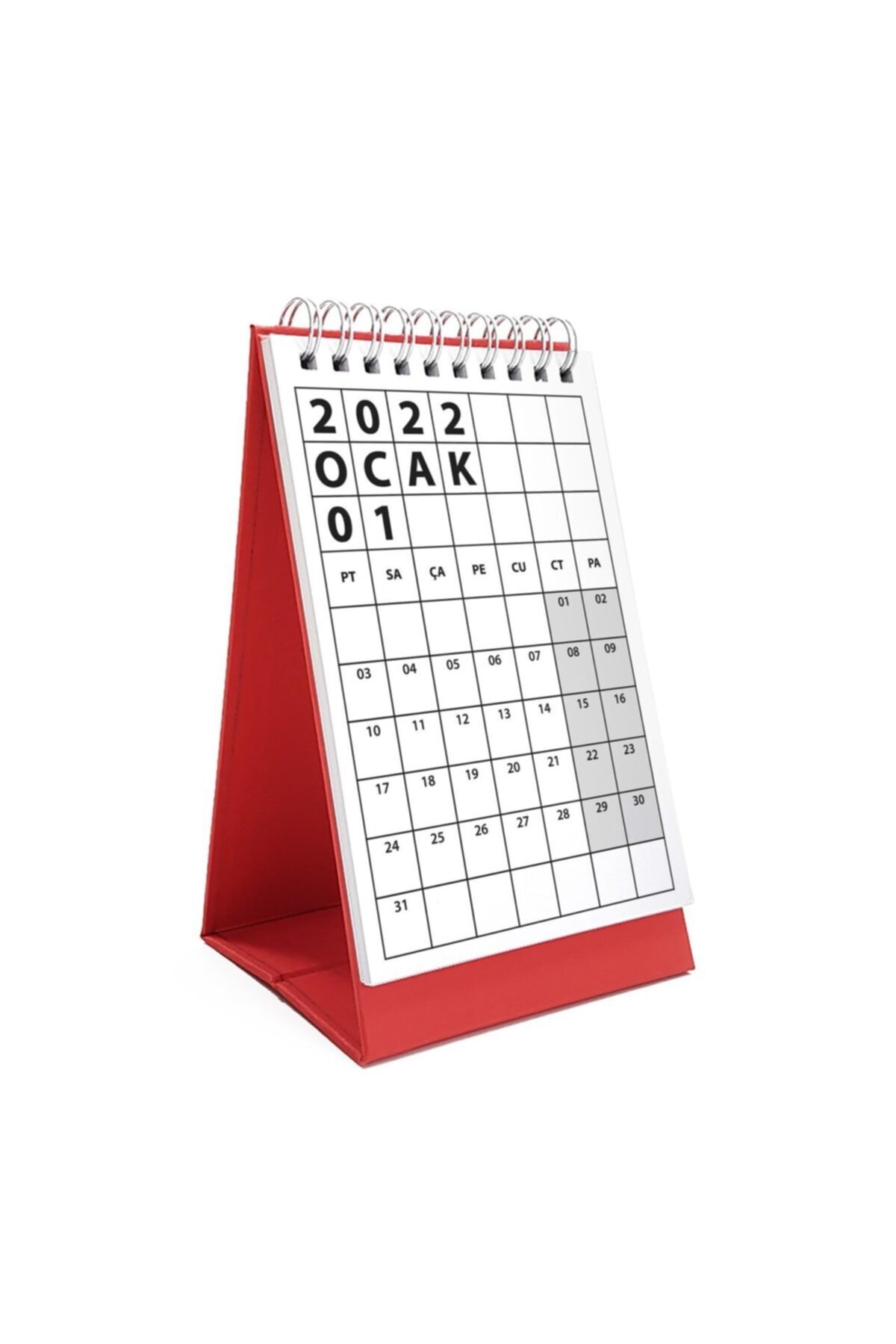 bi'aldım 2022 Takvim Kırmızı Masa Takvimi