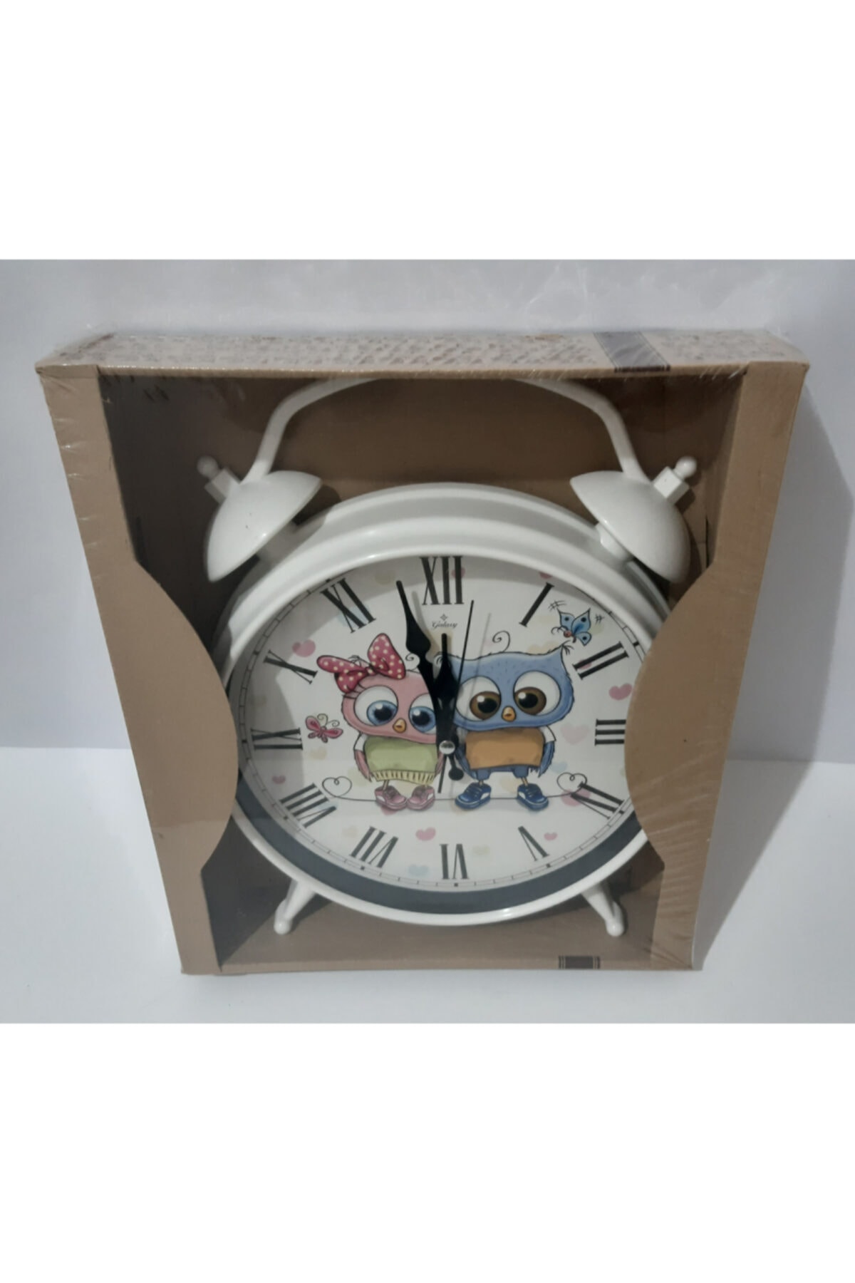 renkli çiçekler Duvar Saat Çocuk Odası Için 23x23 Cm Saat