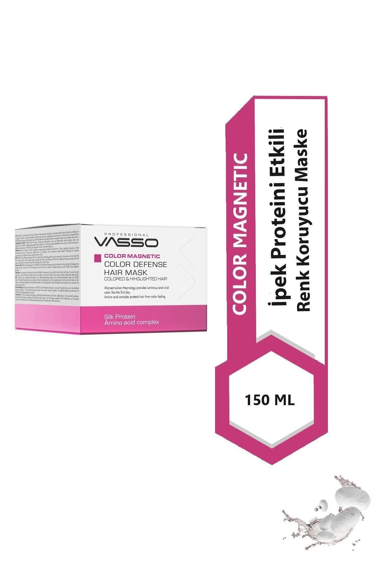 VASSO WOMEN Vasso Boyalı Saçlar Için Renk Koruyucu Maske – Color Defense Hair Mask 150 ml