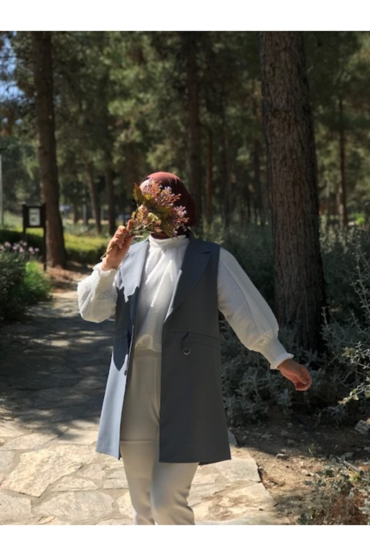 Liada Füme Kemerli Yelek