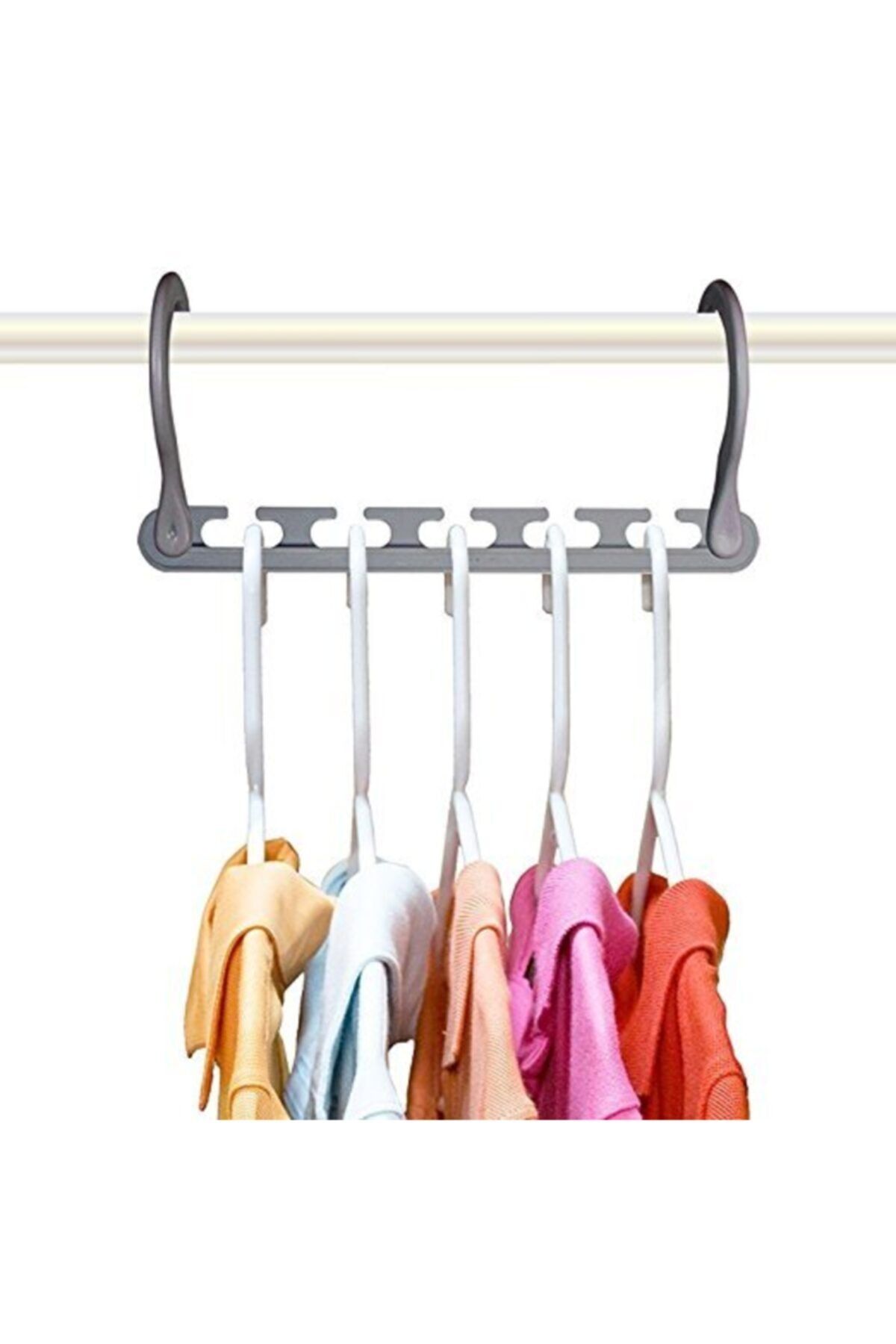 RNG Shopping Askı Sihirbazı Wonder Hanger Dolap Içi Düzenleyici 8 Adet Çok Fonksiyonlu Askılık