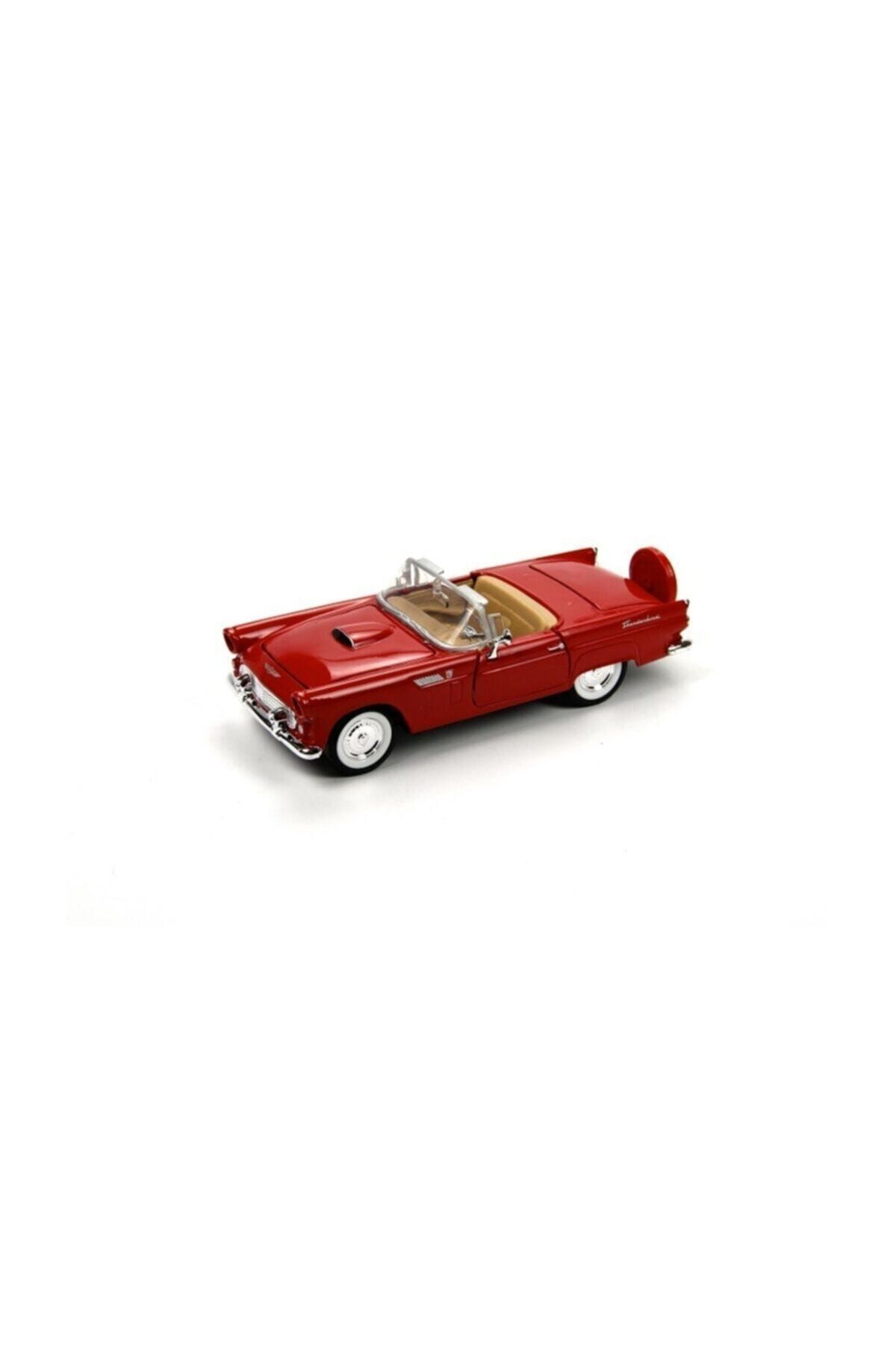 Motor Max 1956 Ford Thunderbırd 1/24 Kırmızı Model Araba