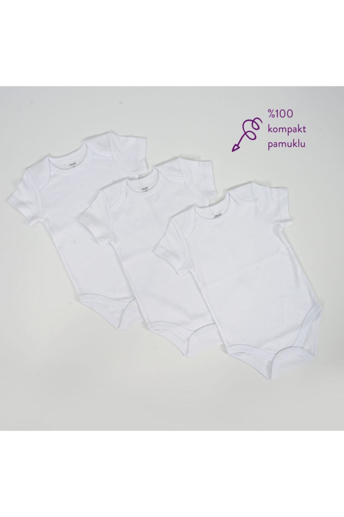 Panço Yenidoğan 3'lü Kısa Kollu Body Set 2011un20004