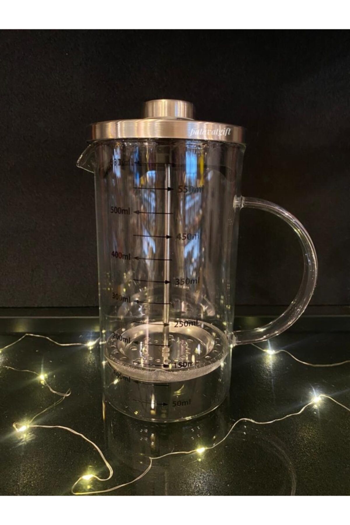 Patavat Dereceli French Press Filtre Kahve Makinası 600ml