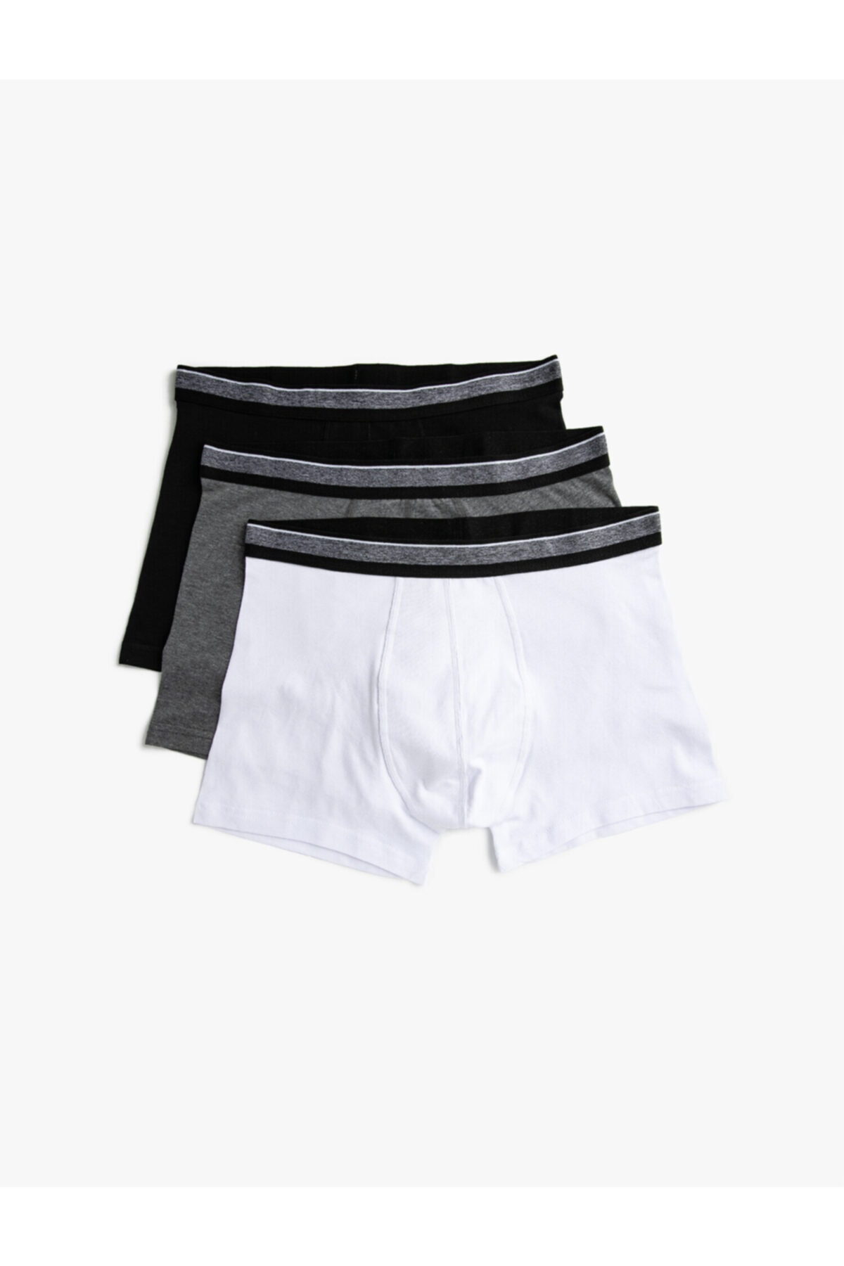 Koton Pamuklu 3'lü Basic Boxer Seti