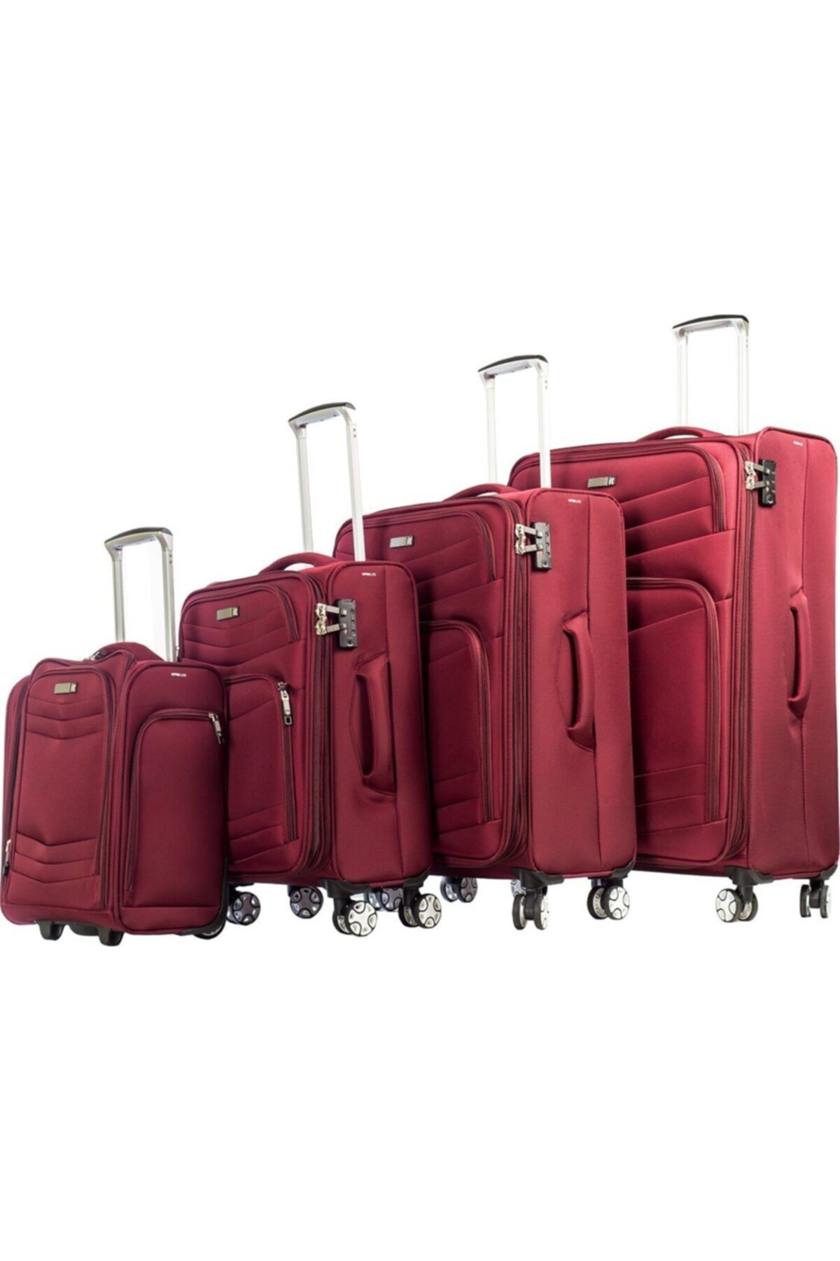 IT LUGGAGE 2078 Set Valiz Bordo