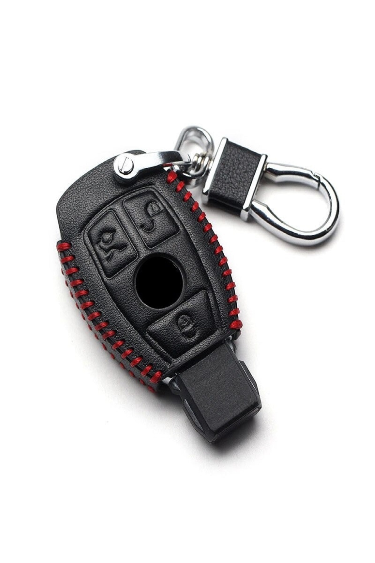Schulzz Mercedes Benz 3 Tuşlu A180 A200 W203 W210 W211 W124 W202 W204 W212 Cla Glc Amg Deri Anahtar Kılıfı