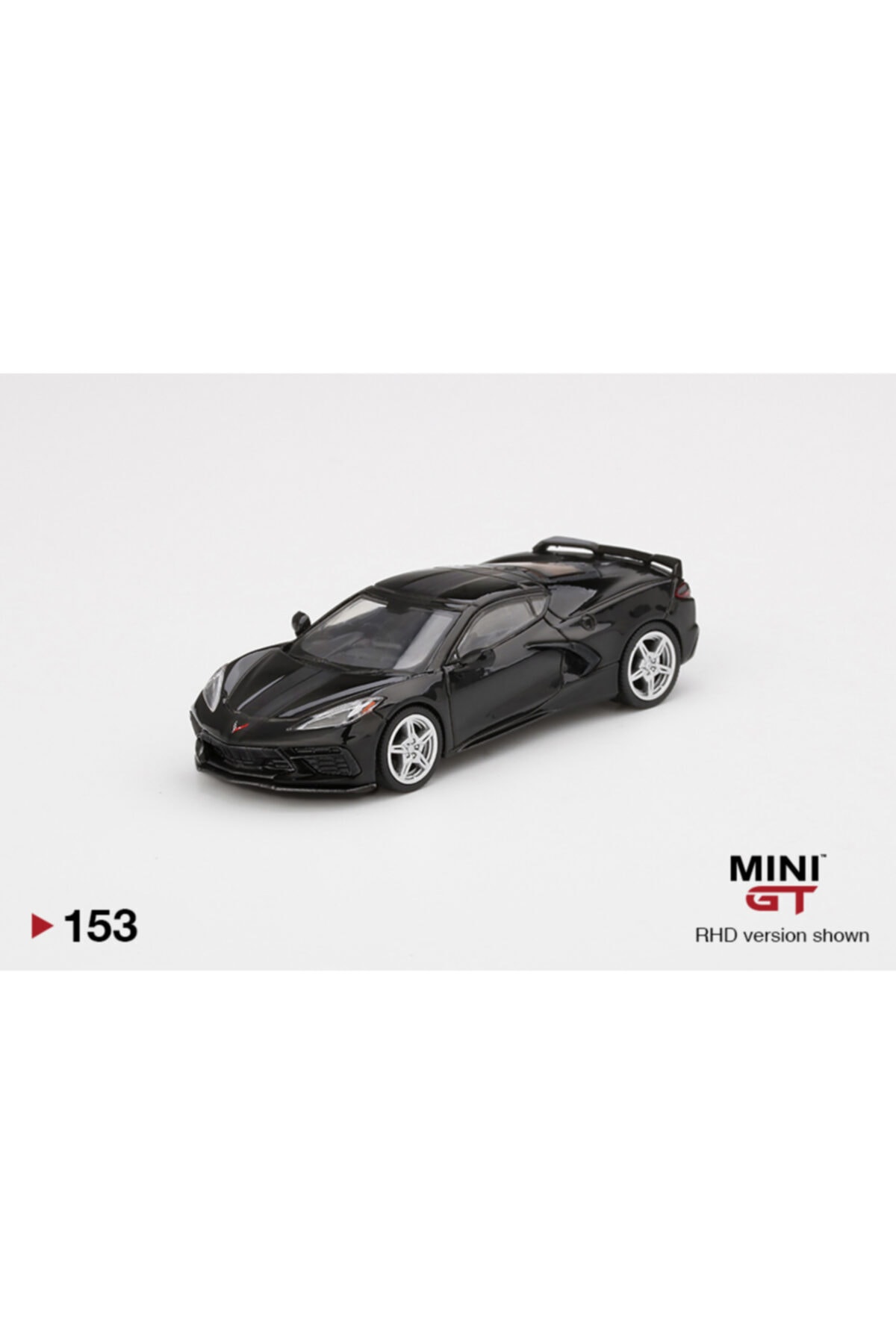 mini gt Chevrolet Corvette Stingray Black 1:64 Model Araba