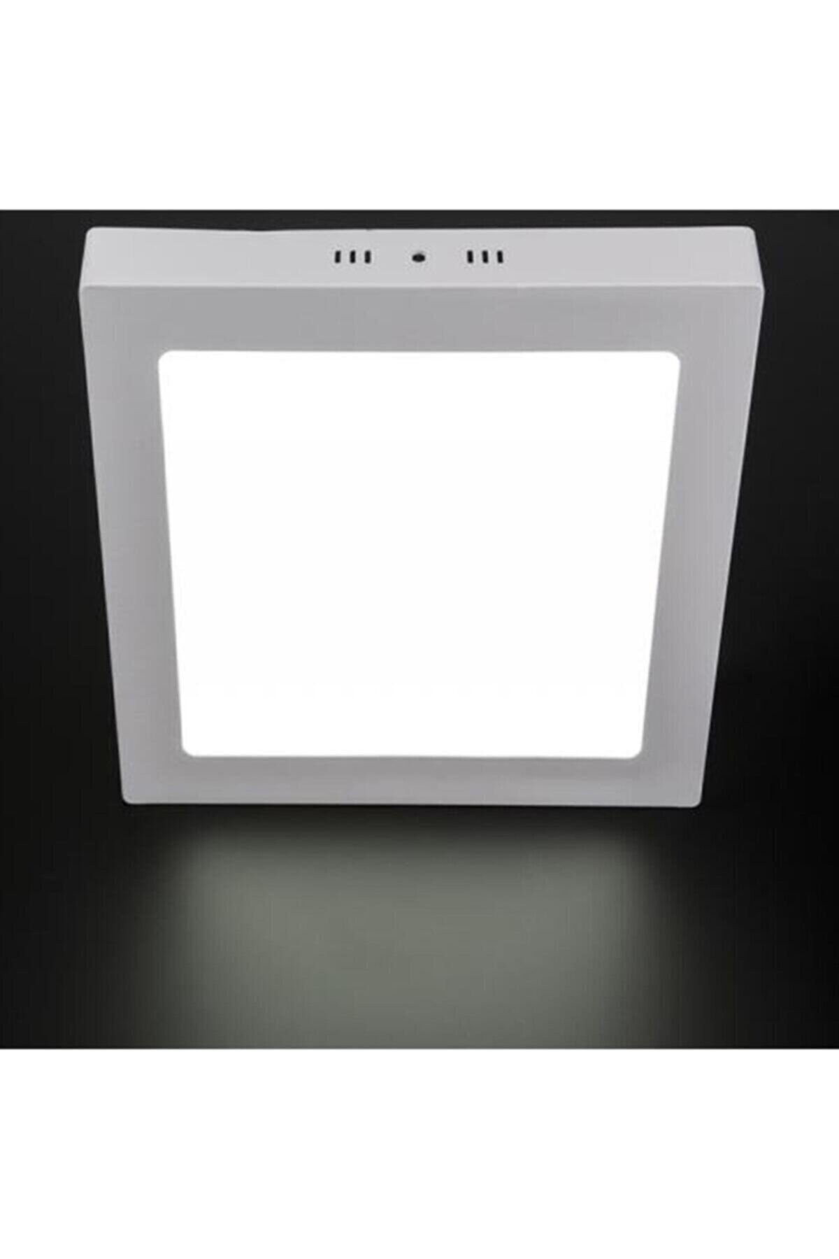 Led Beyaz Li 24 Watt Kare Sıva Üstü Panel Tavan Armatürü Spot Lamba 30x30