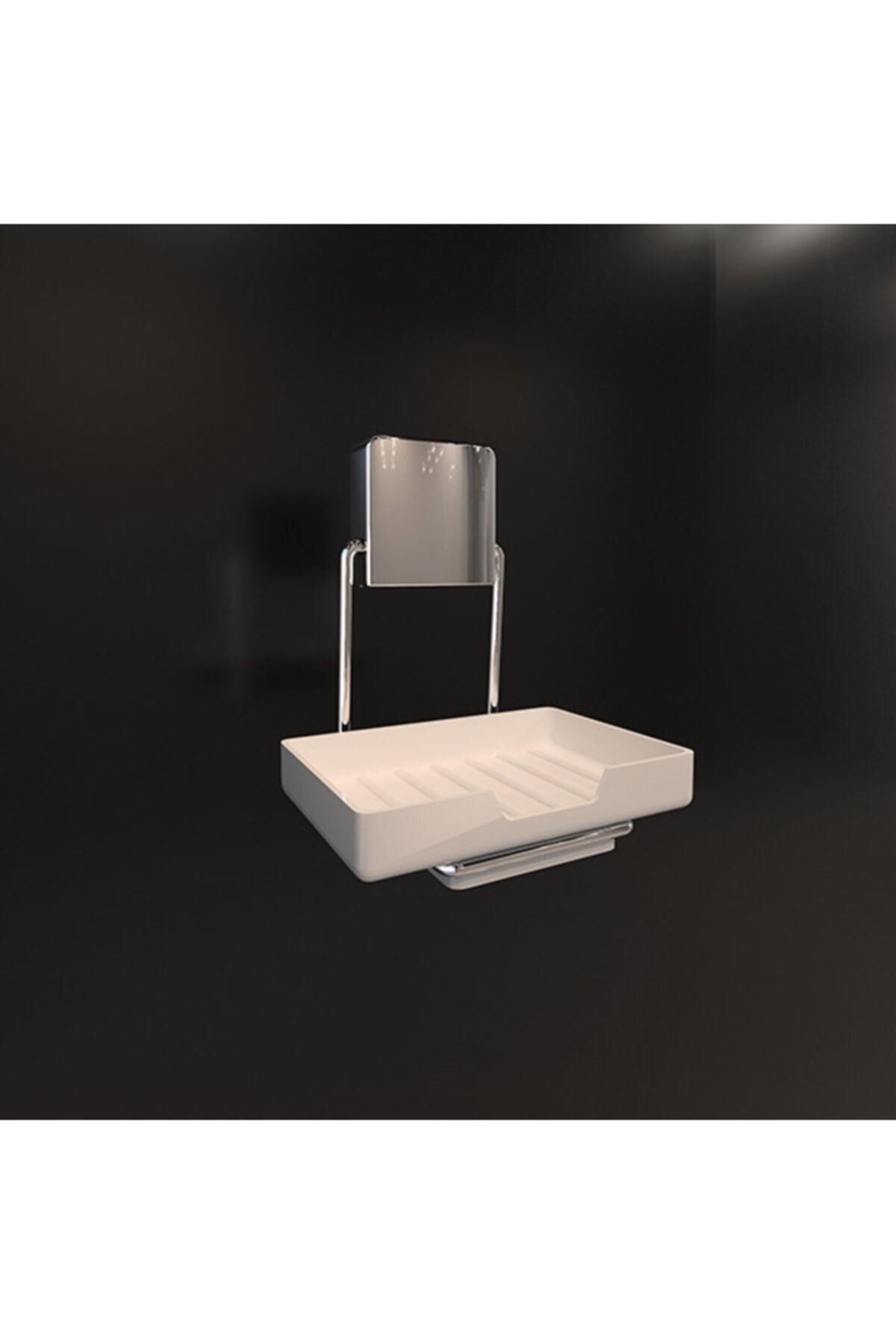 ÖZ Decorev Süper Yapışkanlı Metal Yapıştırıcılı Krom Sabunlık Ac-4784