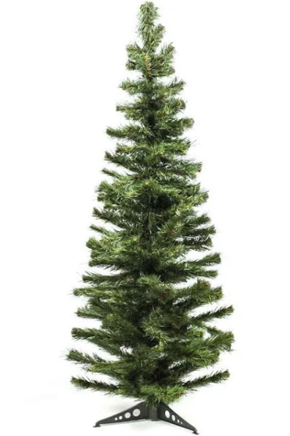 Caelia Yılbaşı Lüks Yeşil Çam Ağacı 120 Cm 116 Dal Plastik Ayaklı