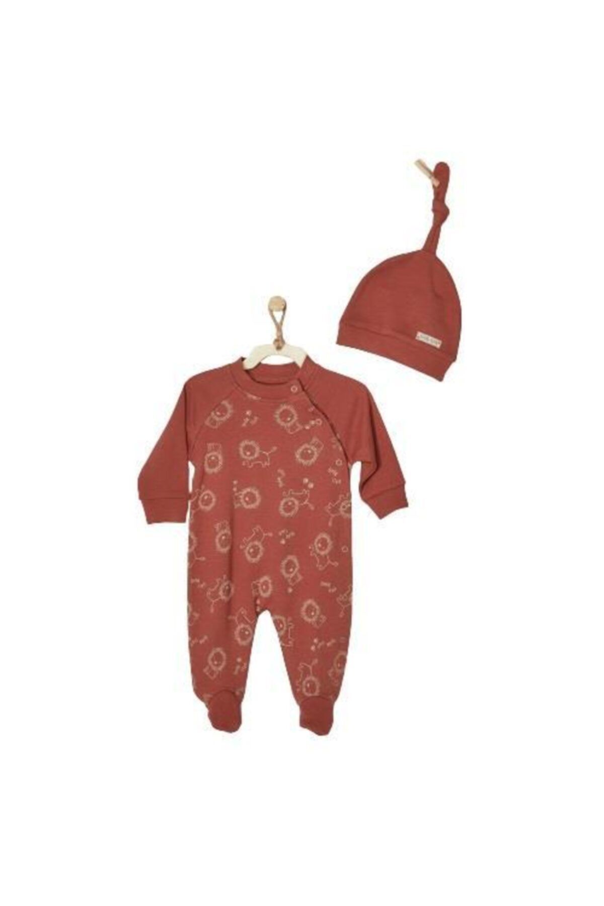 andywawa Ac22233 Little Lion Bebe Tulum Takım Cinnamon