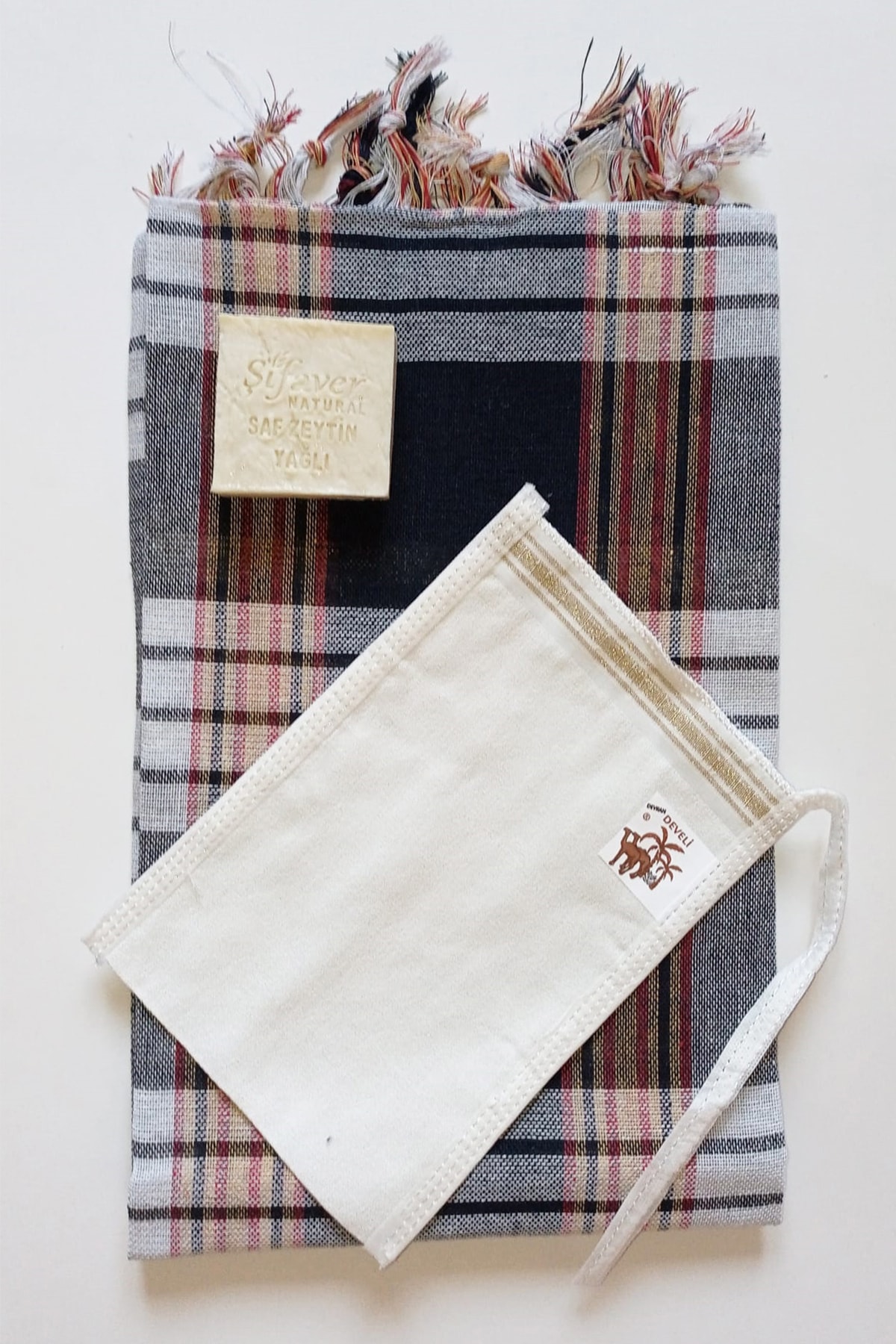 naturel şile bezi Hamam Seti