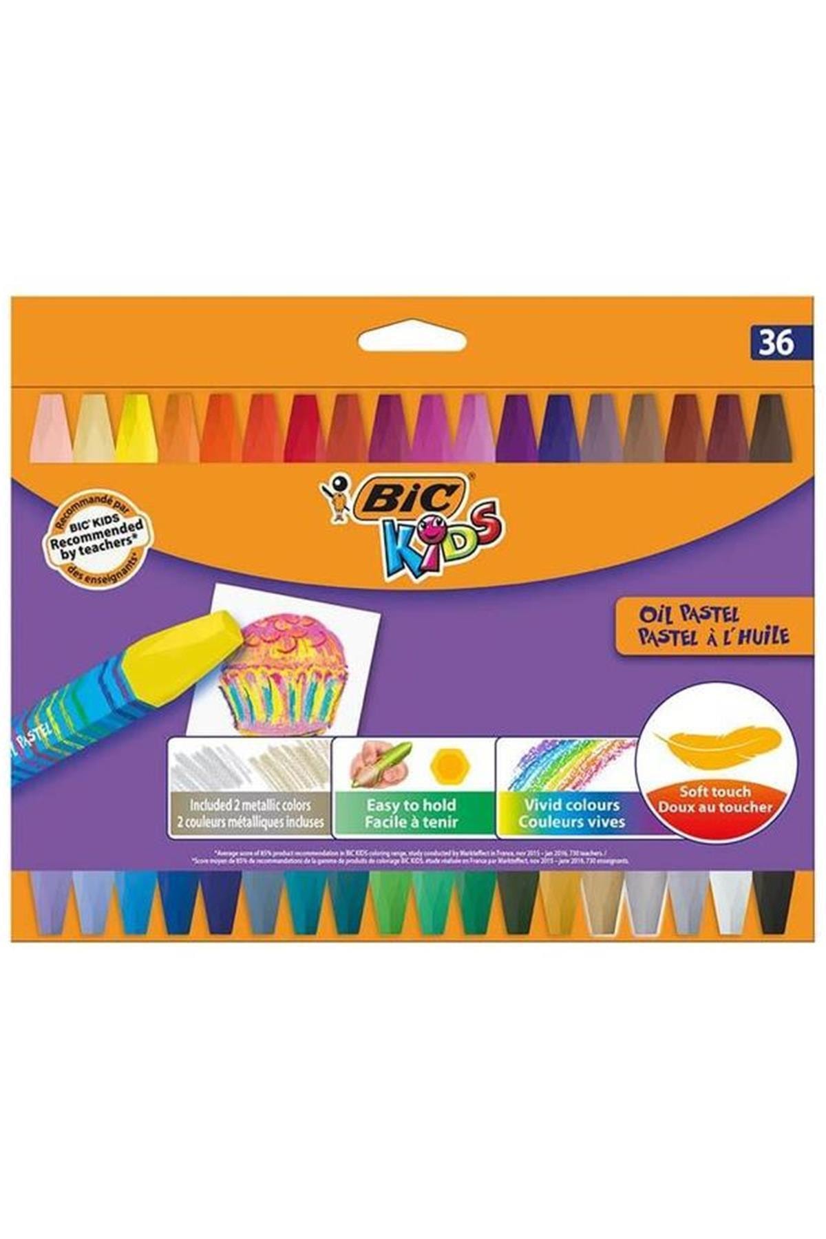 Bic 36 Renk Yağlı Pastel Boya 964863