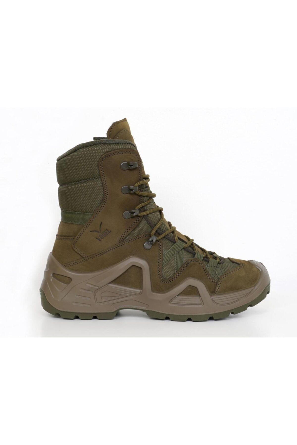 Asperas Grup Unisex Haki Vogel M1491 Tactical Fermuarlı Askeri Bot