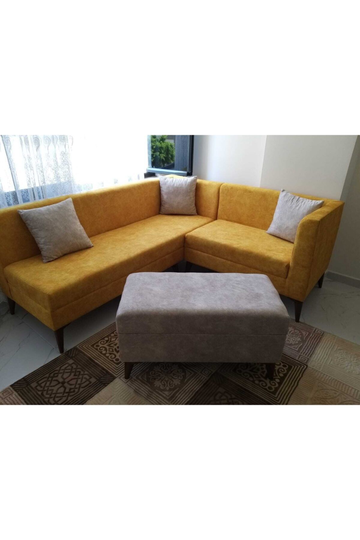 YUSE MOBİLYA VE AKSESUAR Mutfak Köşe Takımı 55x70