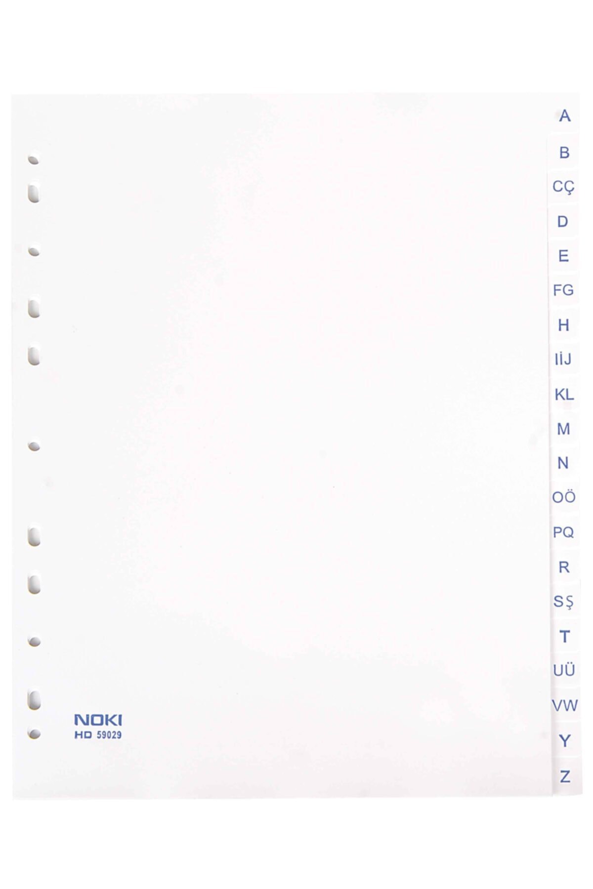 Noki Ayraç Pp Beyaz A-z Alfabe 59029 Hd