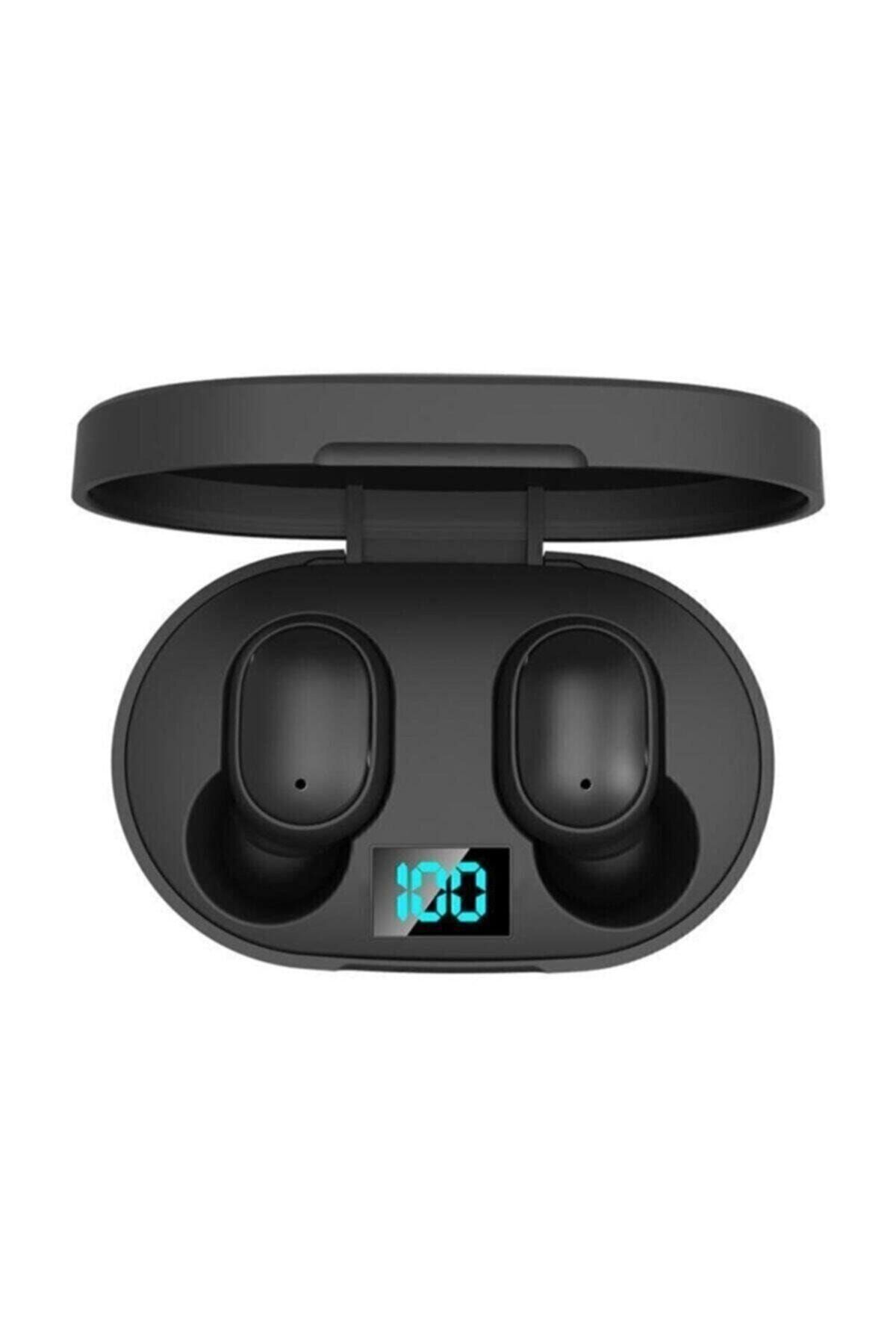 LESGO E6s Bluetooth 5.0 Kablosuz Kulaklık Çift Mikrofonlu Powerbank Kutulu Şarj Kablosu