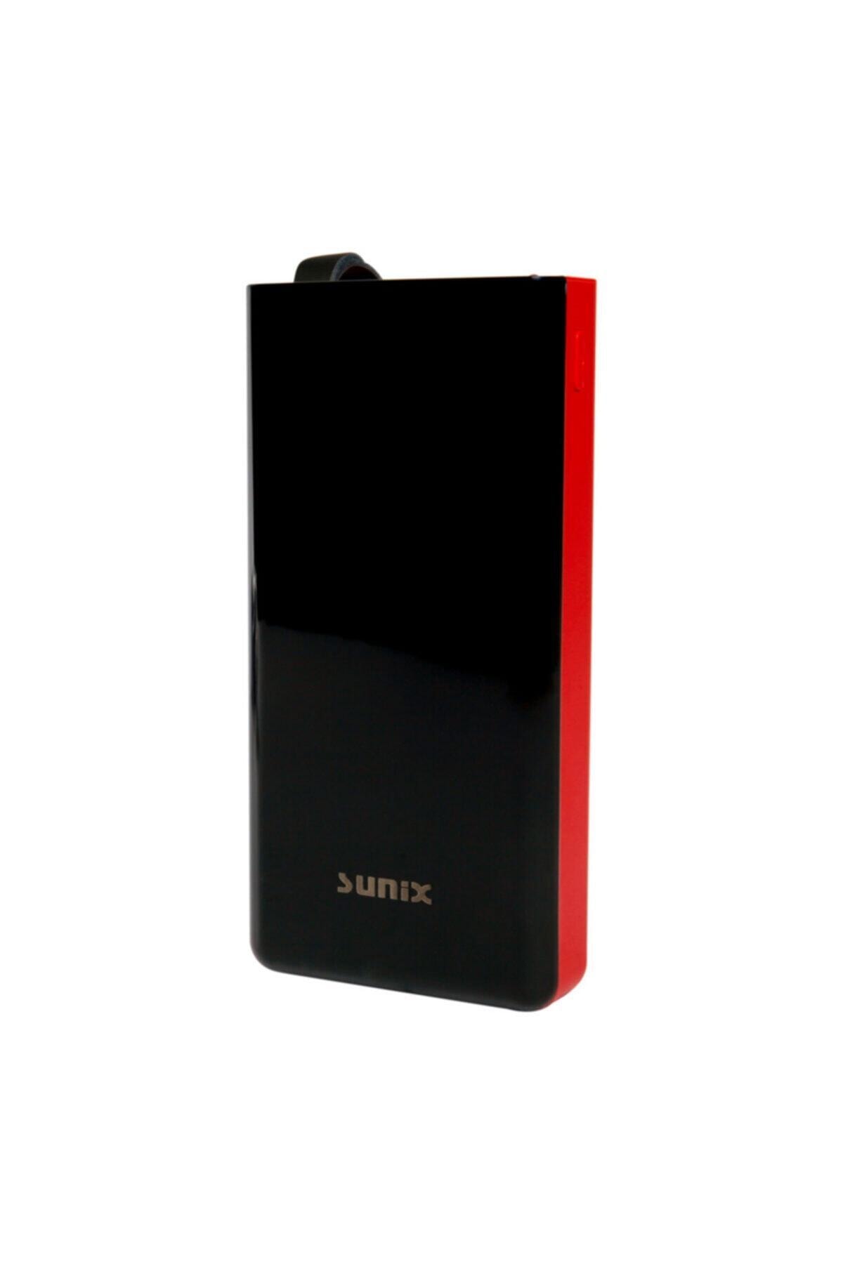 Sunix Pb11 Ledli Dijital Göstergeli Powerbank 30000 Mah Kırmızı