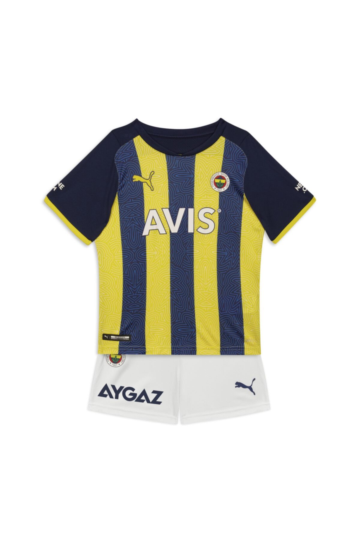 Fenerbahçe 767013-01 Puma Sk Iç Saha Forması Çocuk Forma Sarı