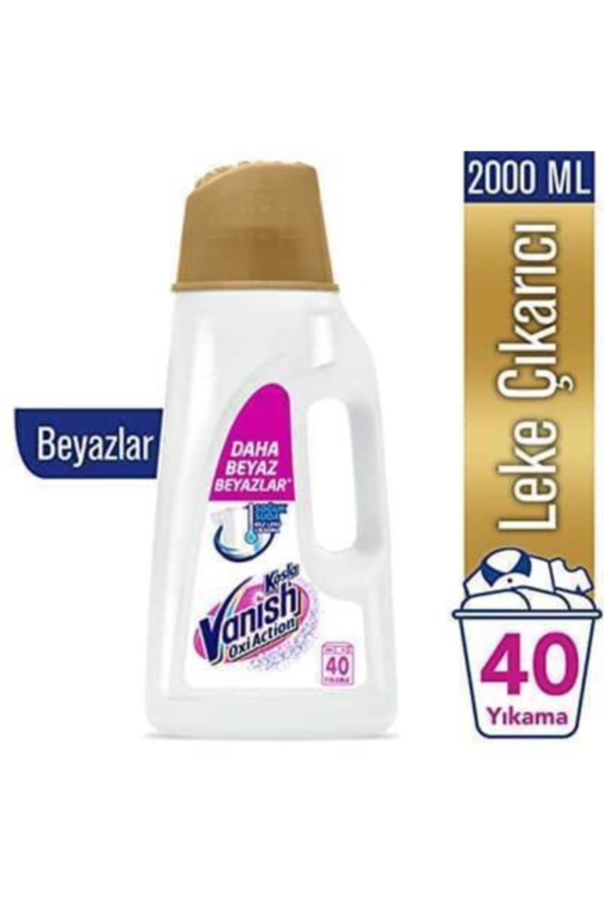 Vanish Kosla Oxi Action Sıvı 2000ml Kristal Beyaz 40 Yıkama