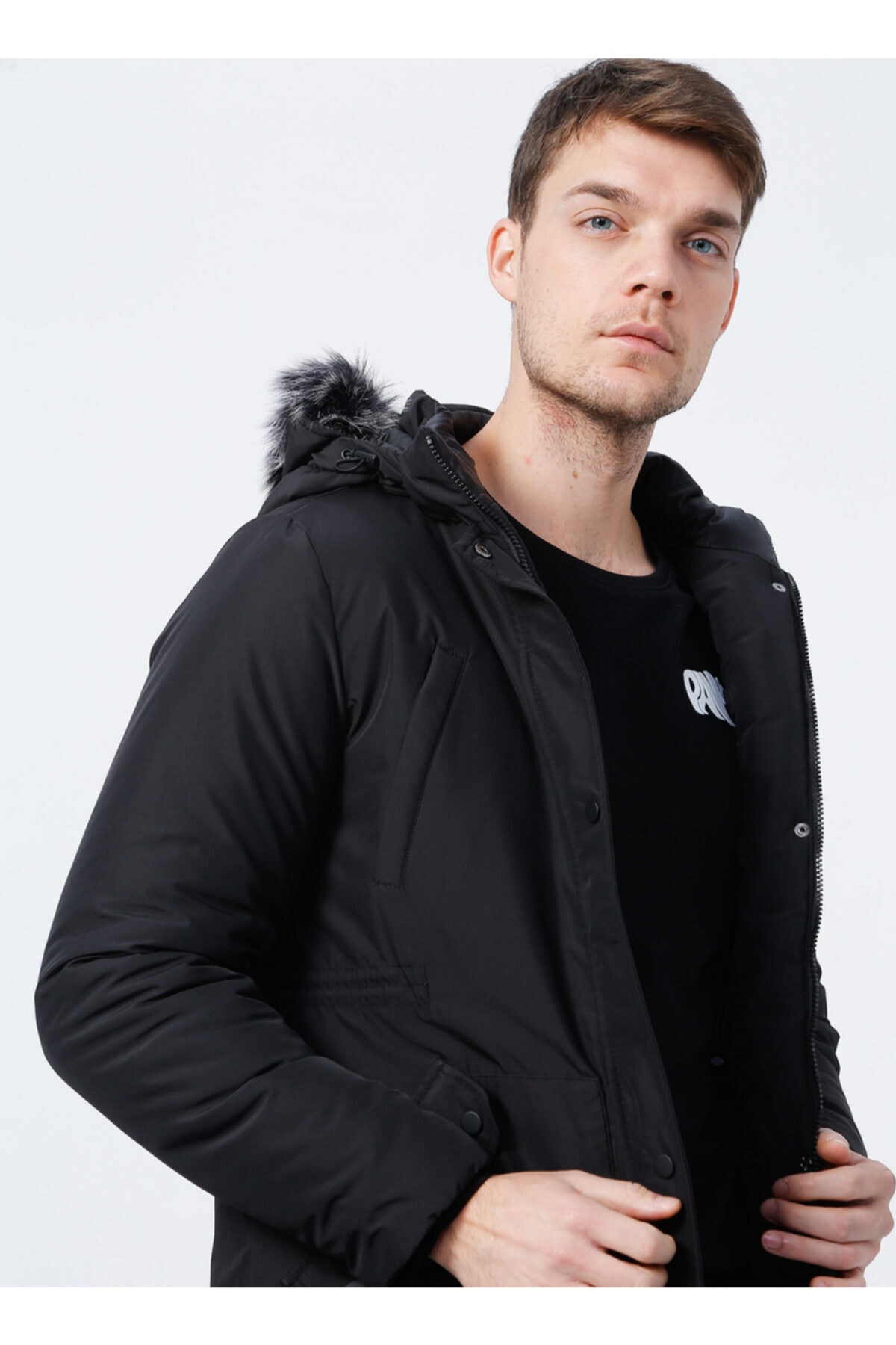 NATIONAL GEOGRAPHIC Parka, S, Siyah