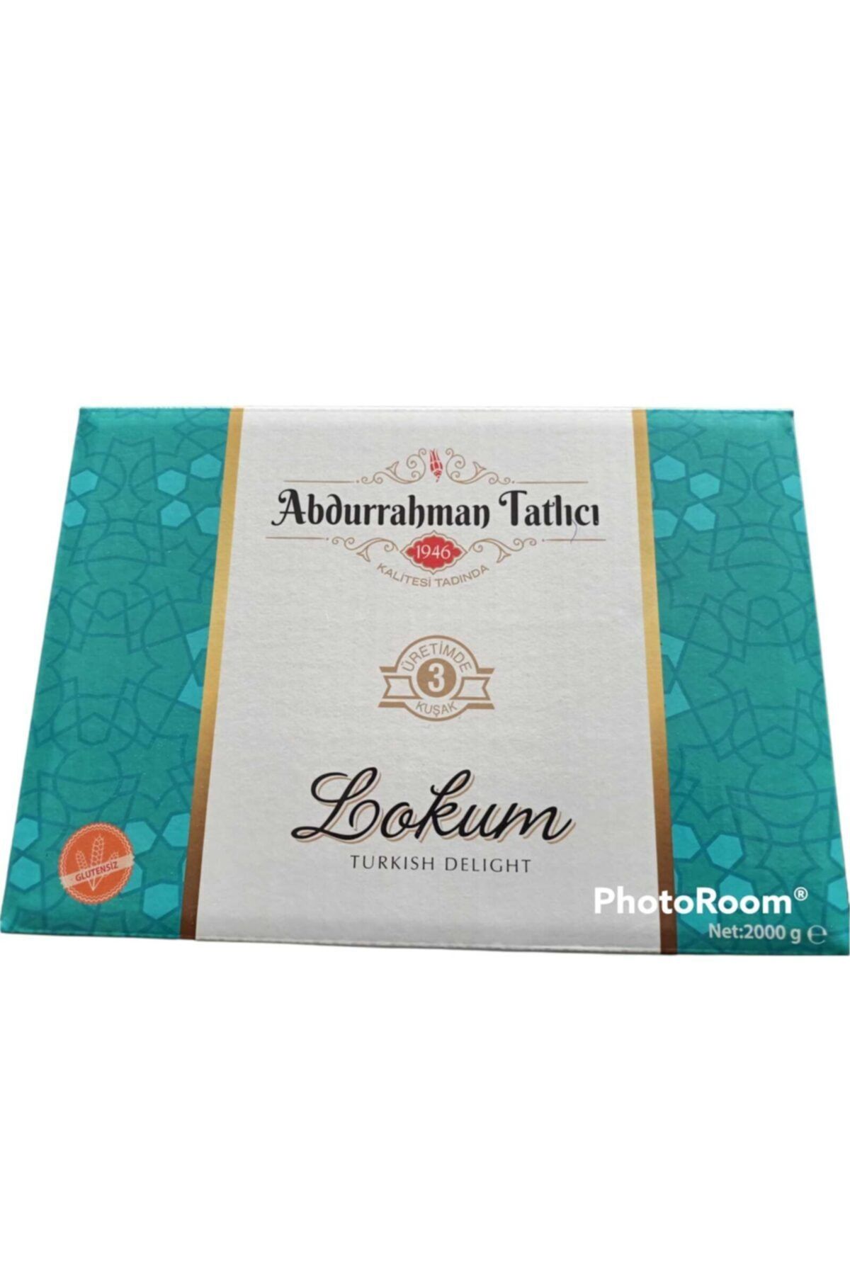 Abdurrahman Tatlıcı Lokum Sultan Hindistan Cevizli Fındıklı 2000 Gr
